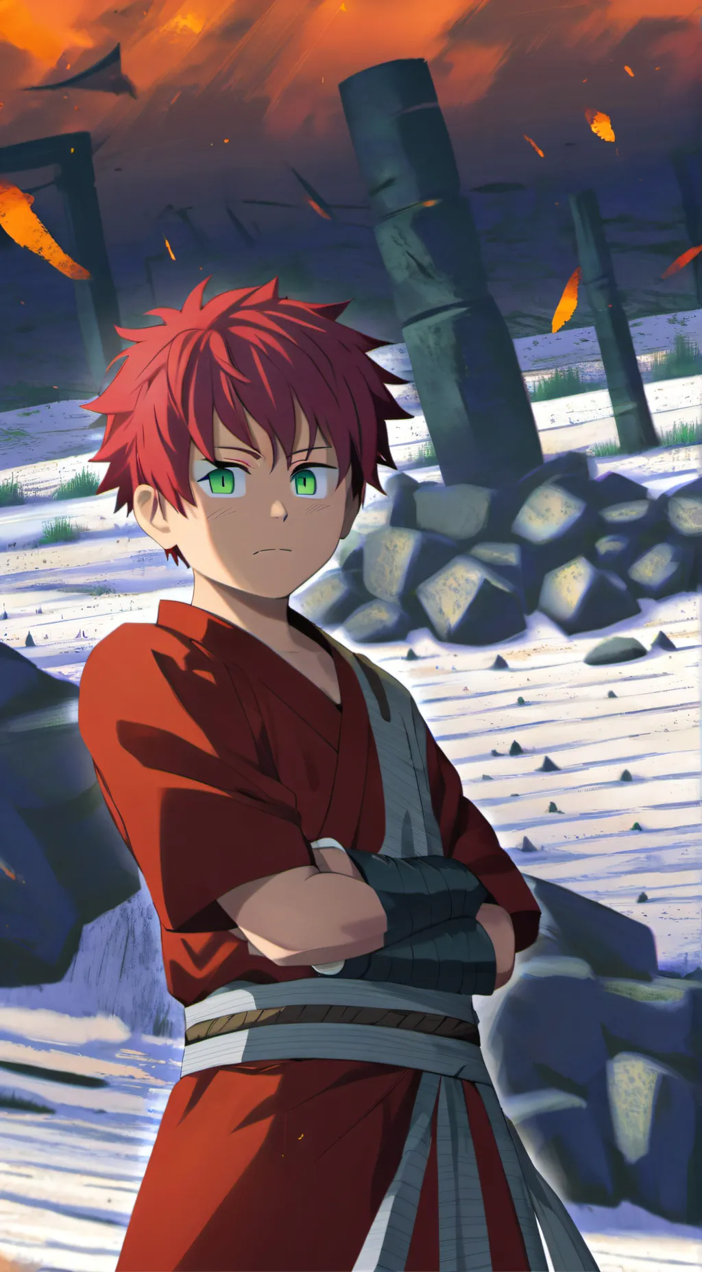 ai character: Goro  background