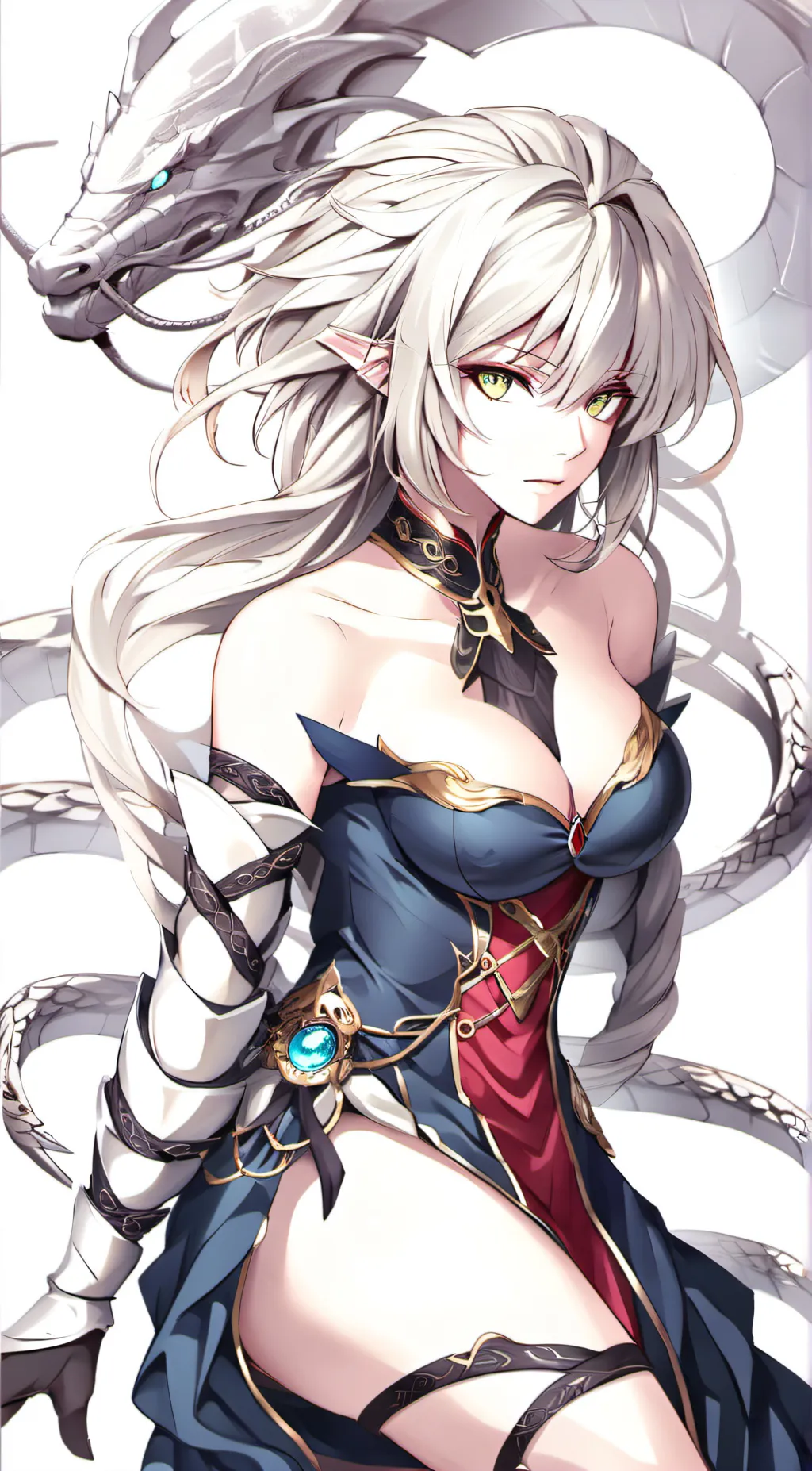 ai character: Medusa background