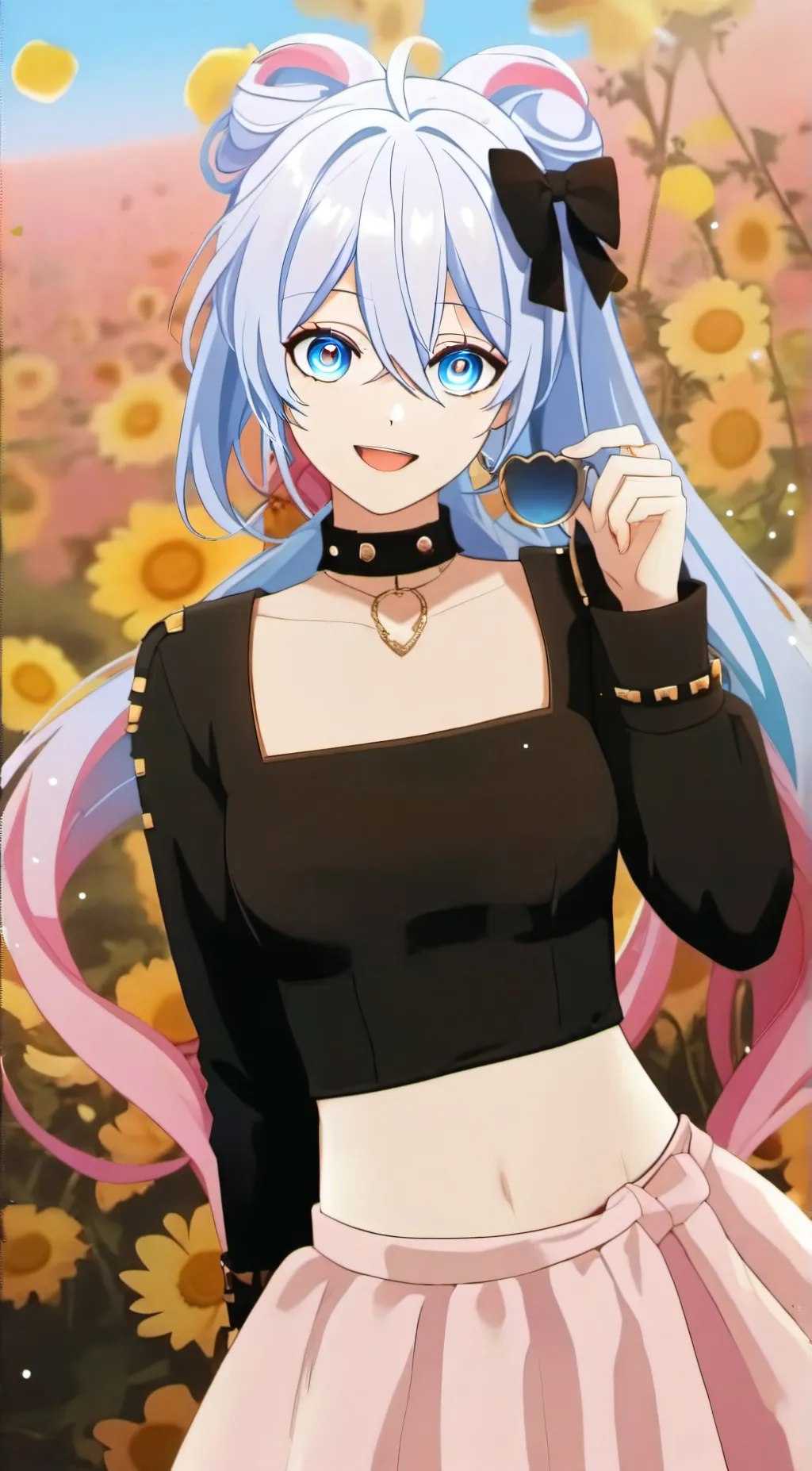 ai character: Rosado background