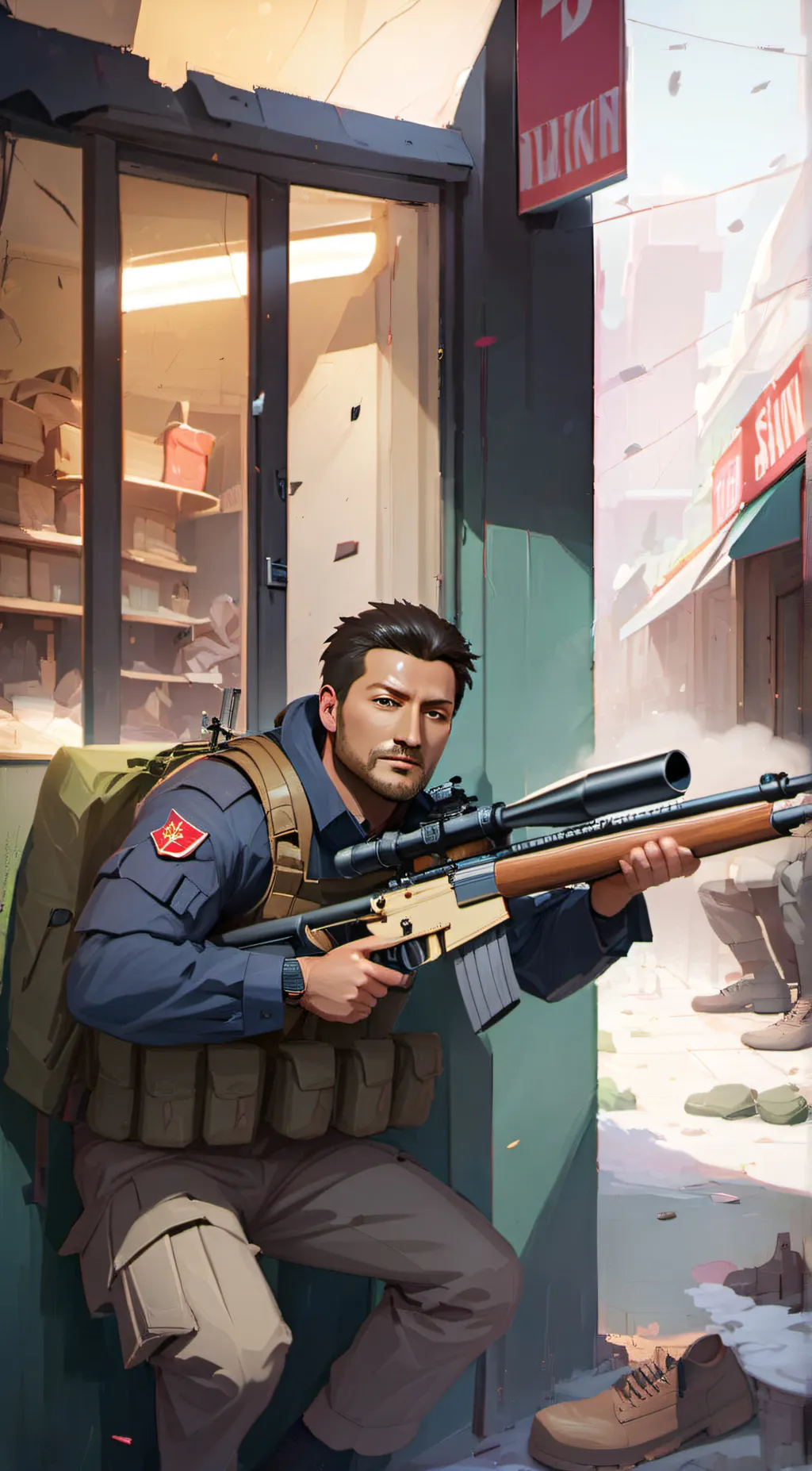 ai character: "Banshee" background