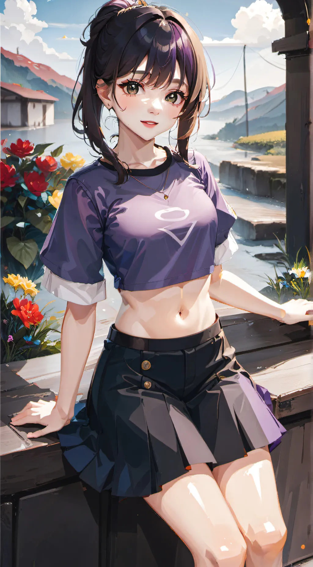 ai character: aphmau smp!  background