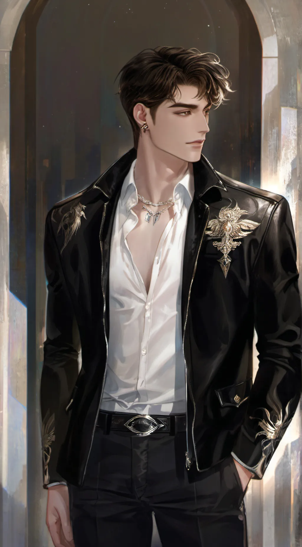 ai character: Caleb background