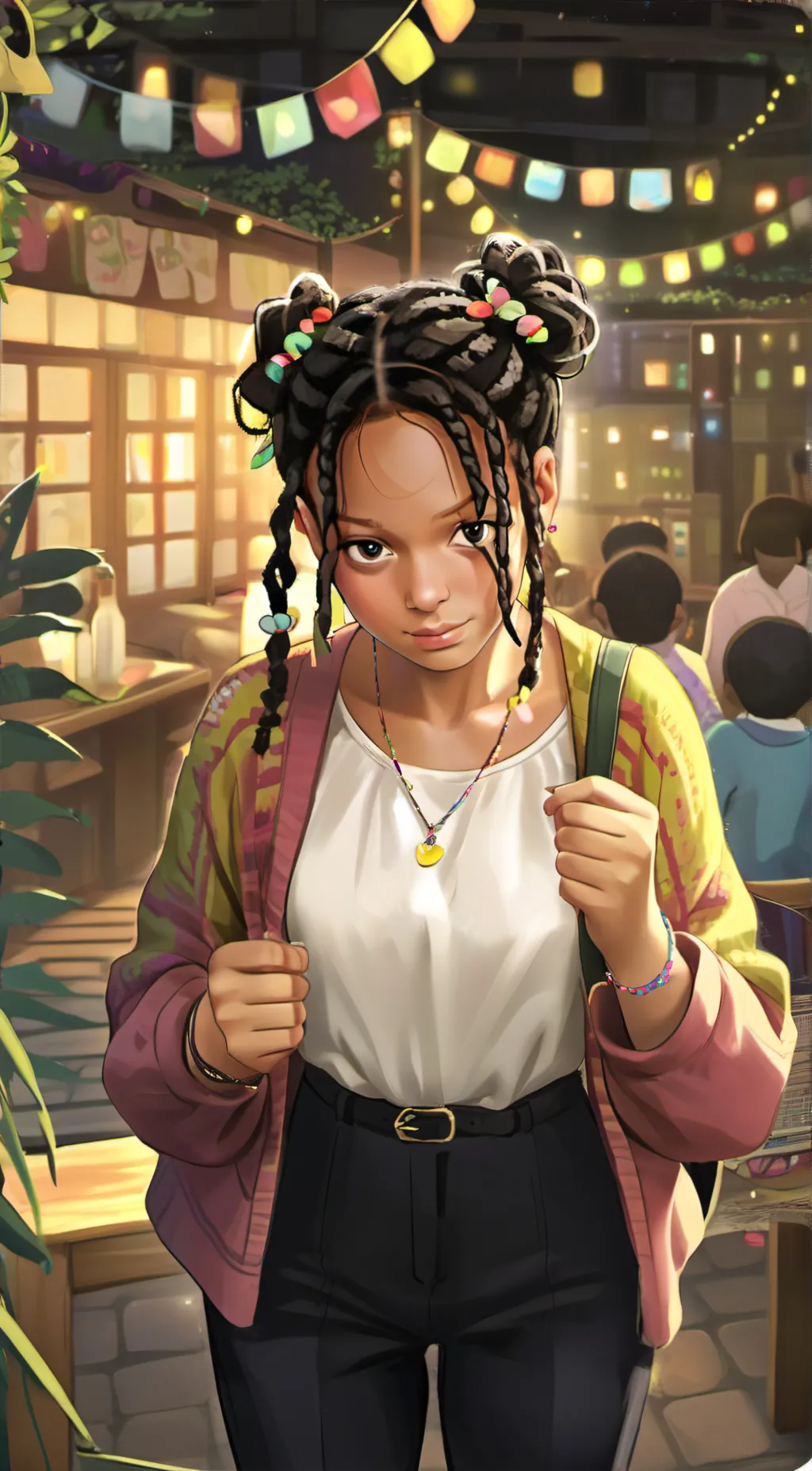 ai character: Tamia background