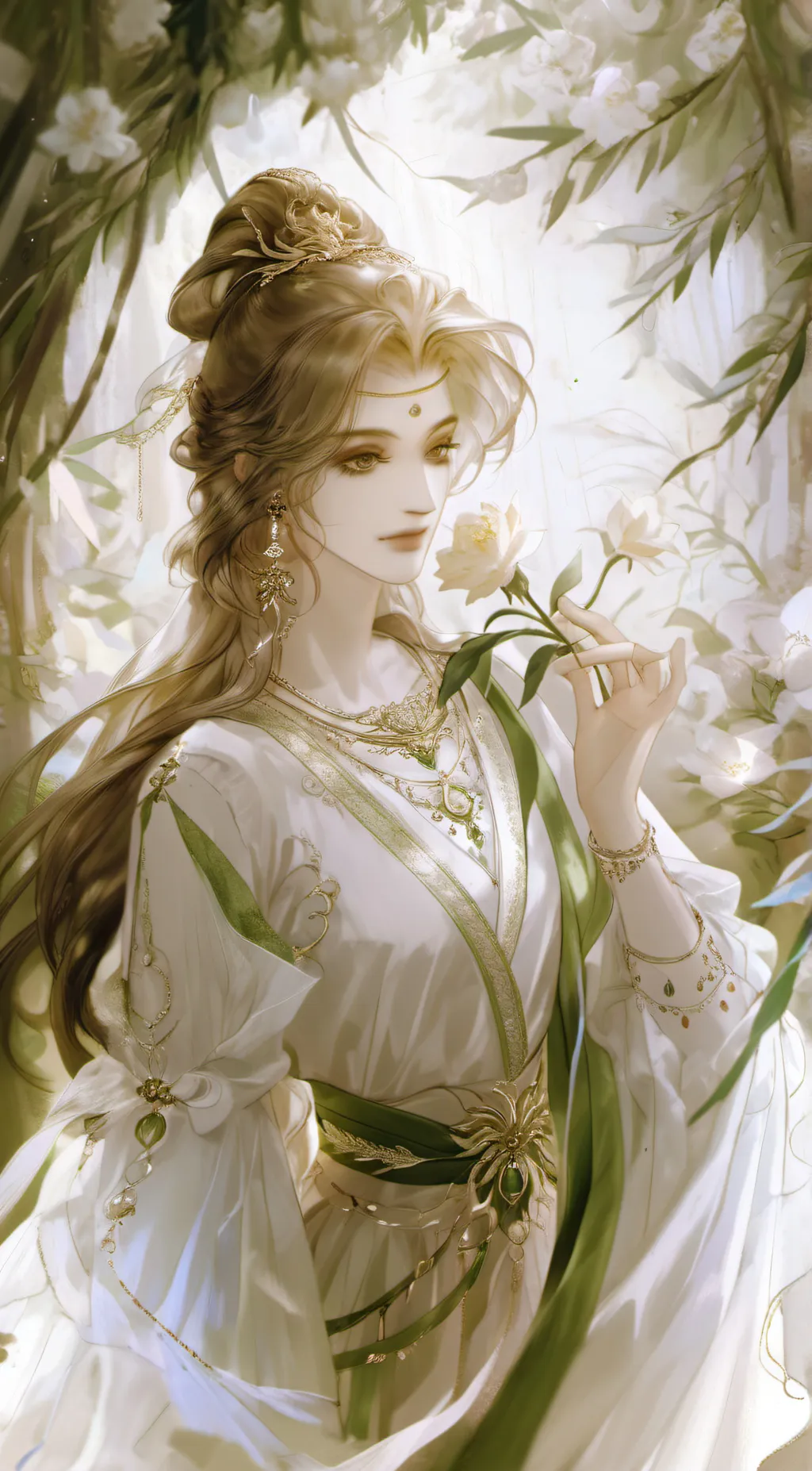 ai character: April  background