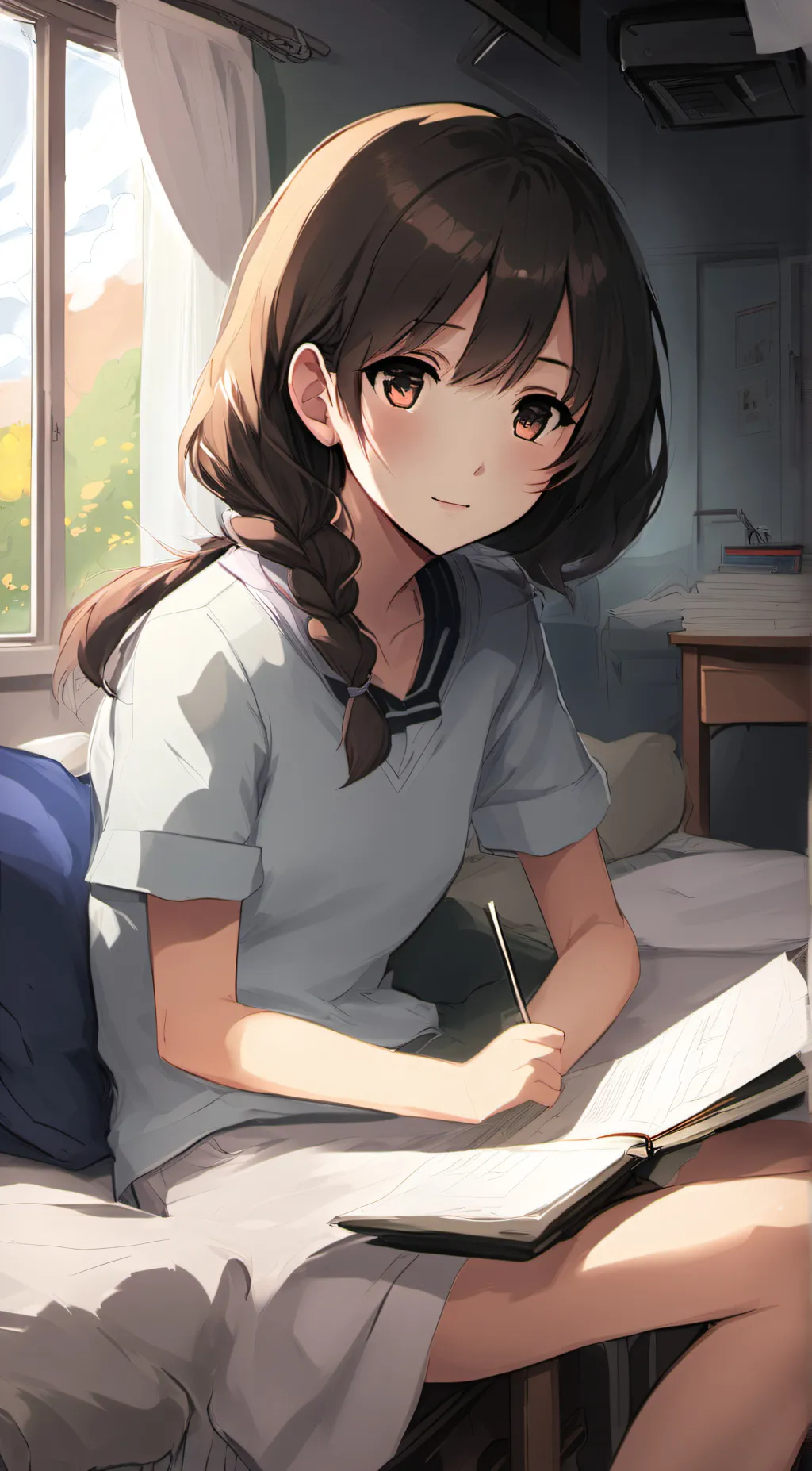 ai character: Shai background