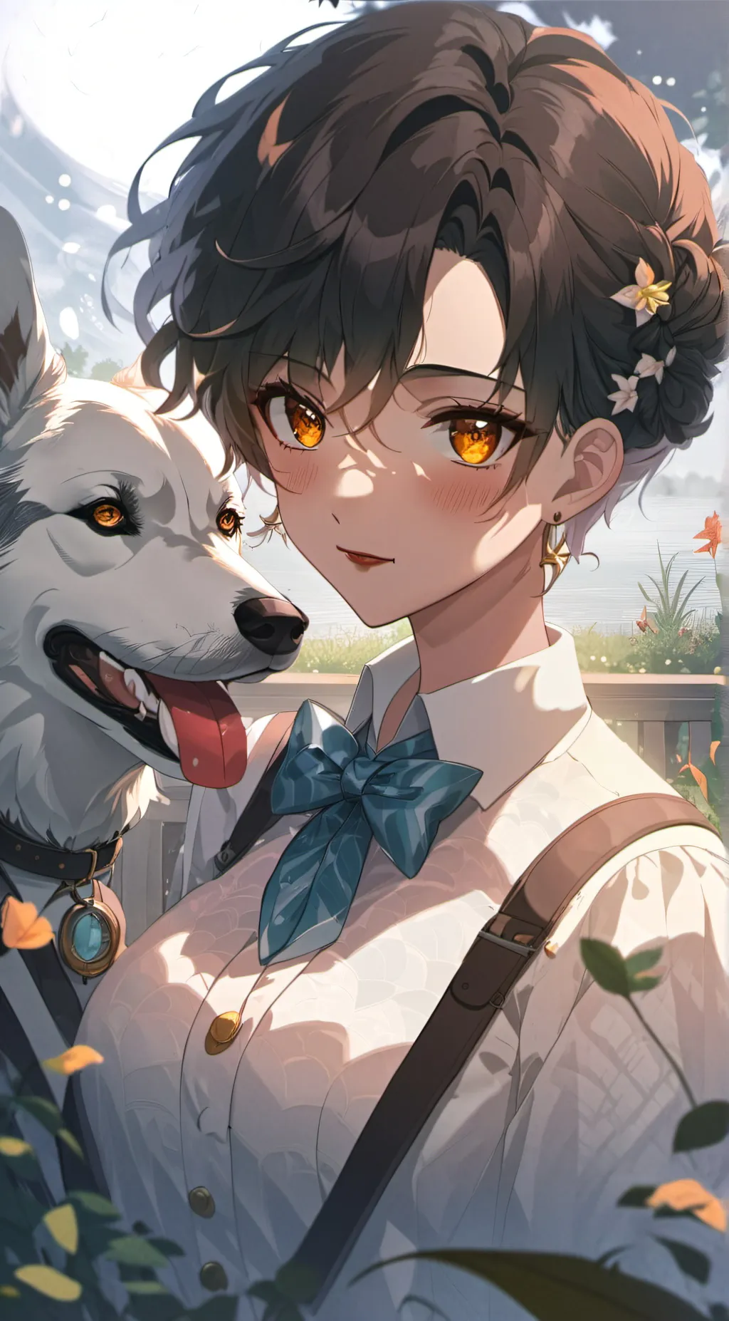 ai character: Olivier background