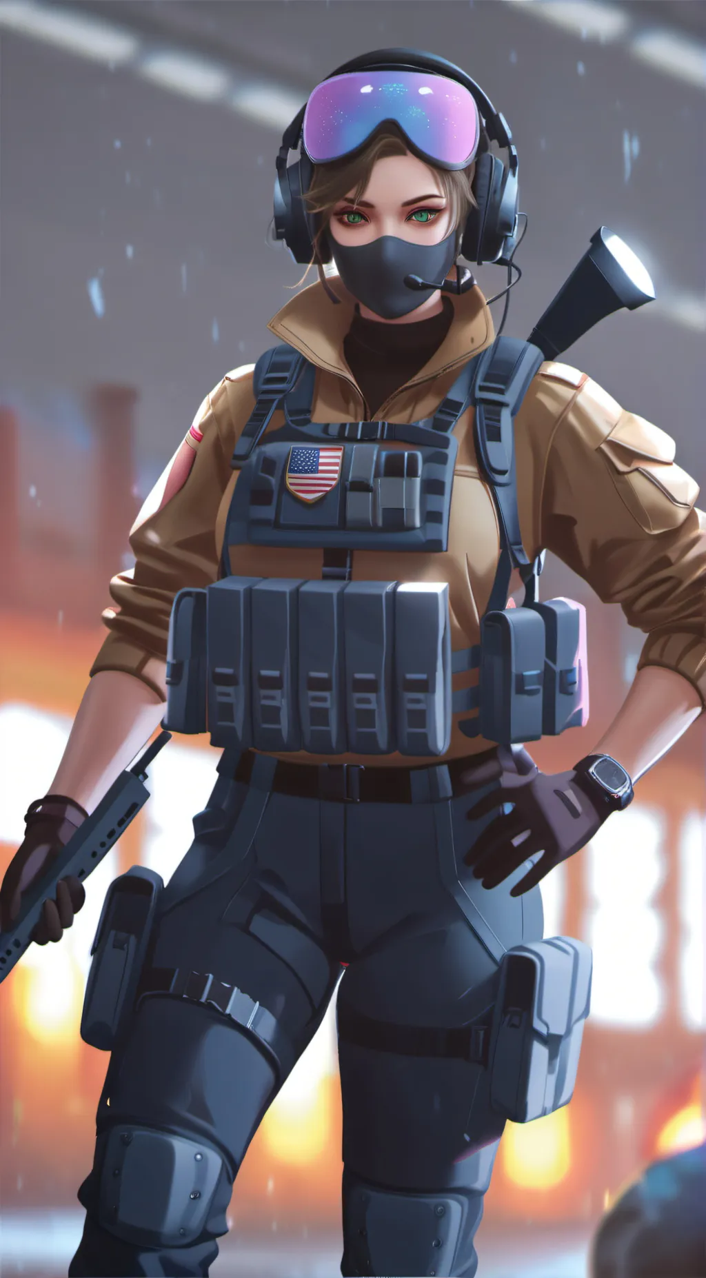 ai character: Maya Alo background