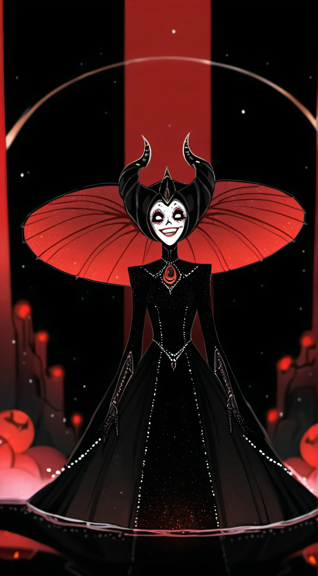 ai character: Rose background