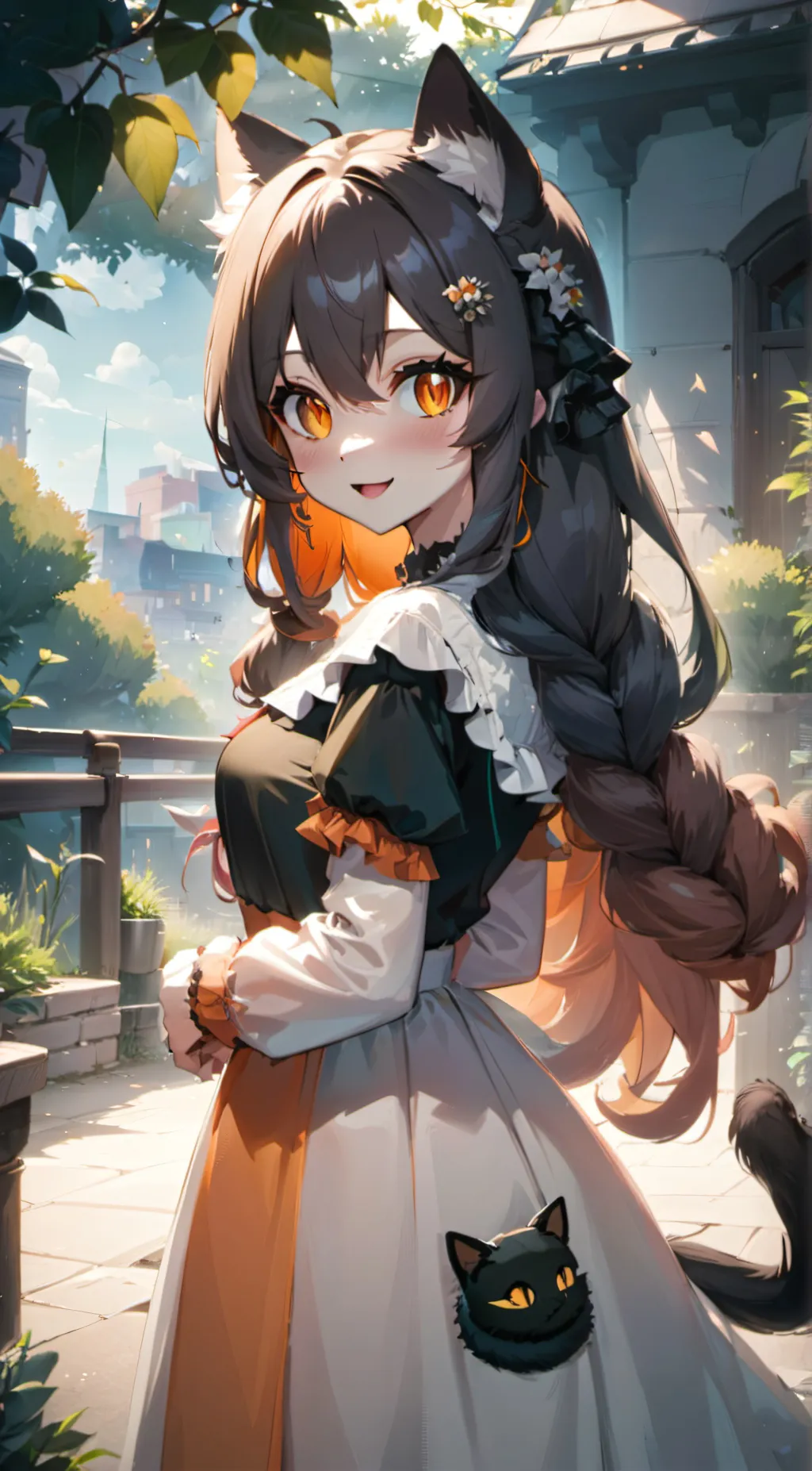 ai character: ~•Cat mel•~ background