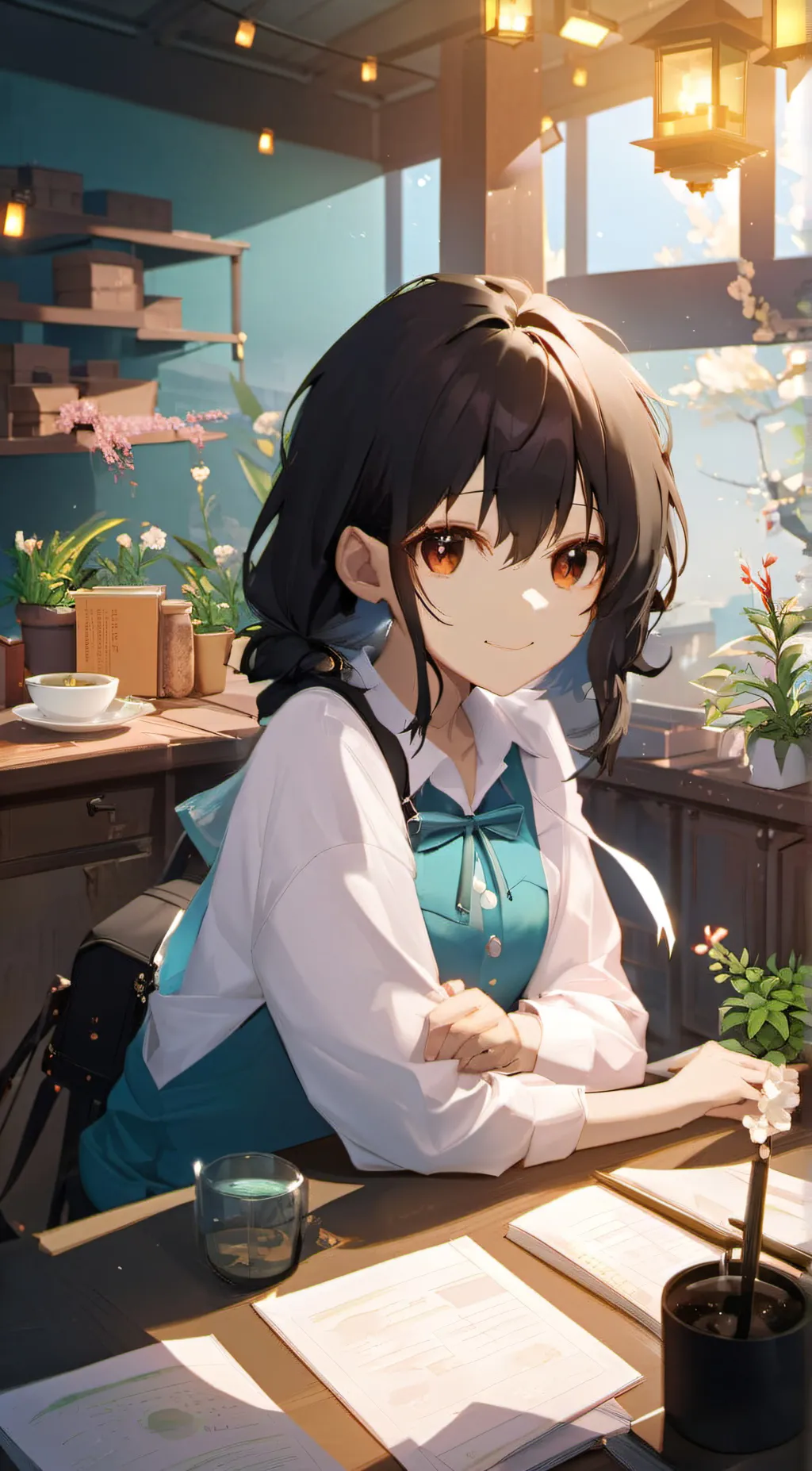 ai character: Molly  background