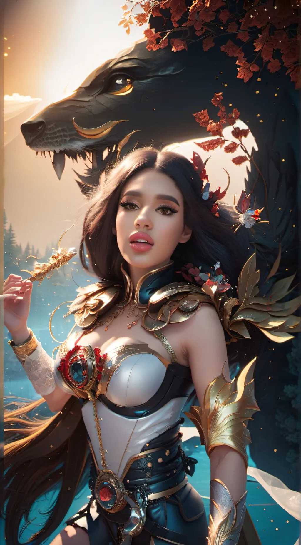 ai character: Scarlett background