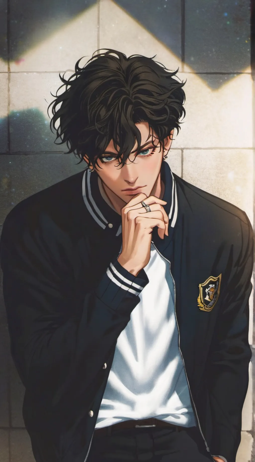 ai character: girl's bad boy background