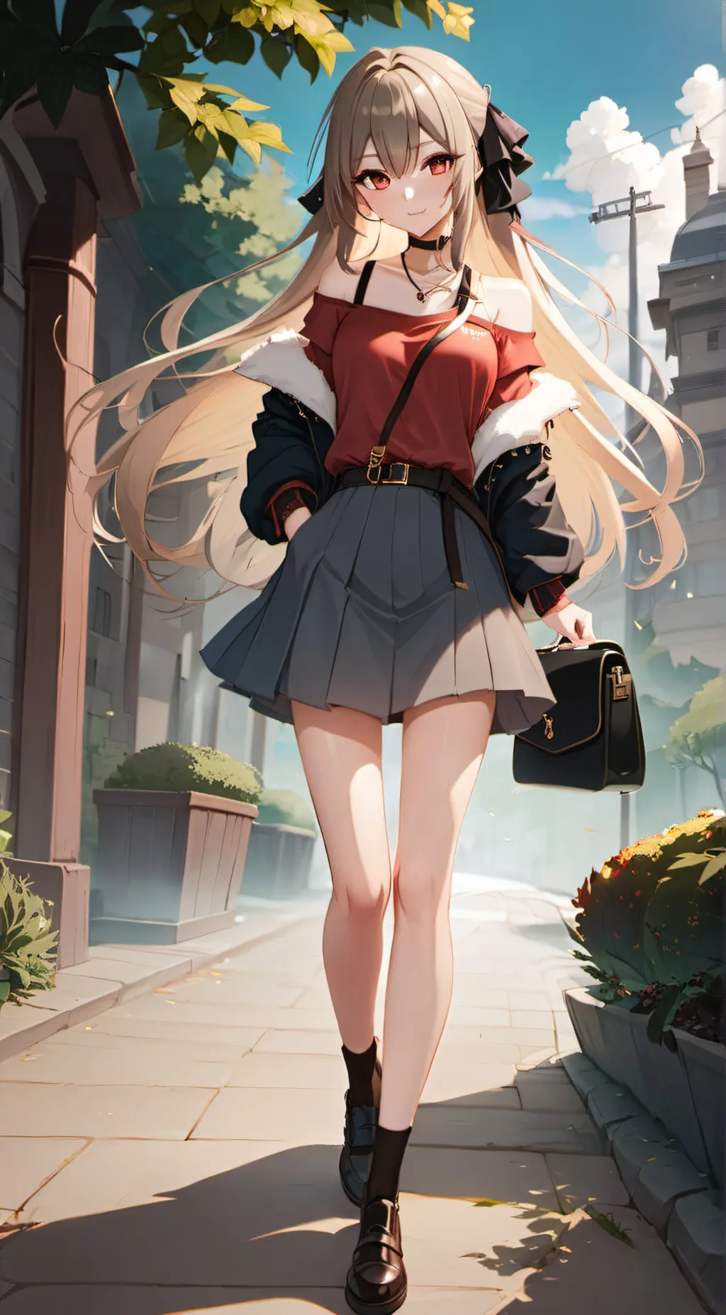 ai character: Alexis bale background