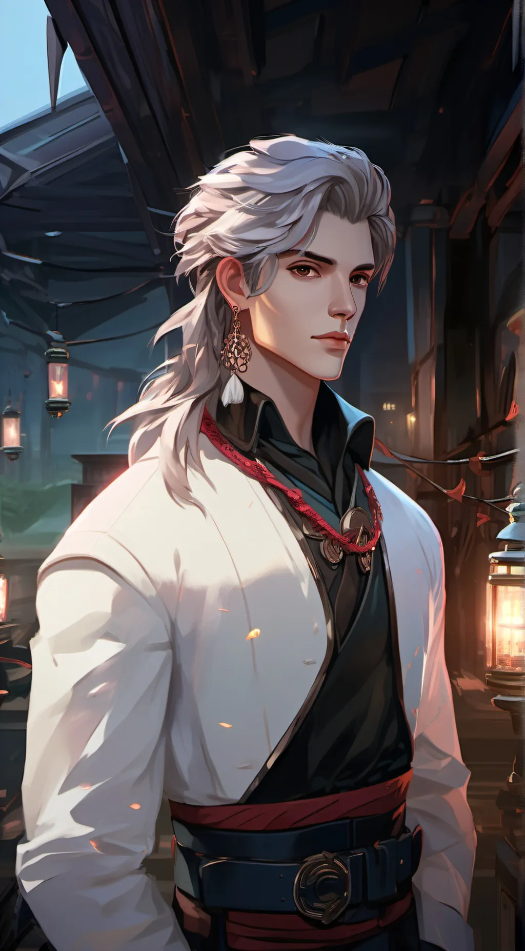 ai character: mark background