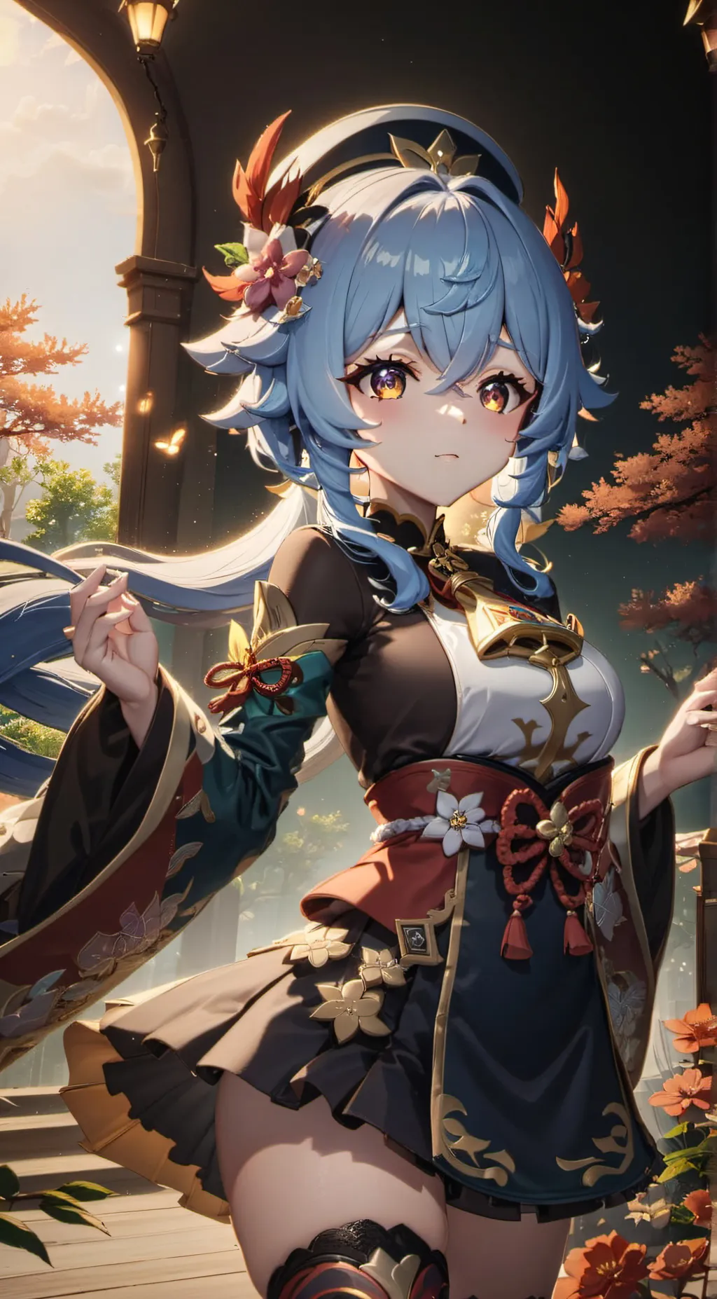 ai character: ganyu background