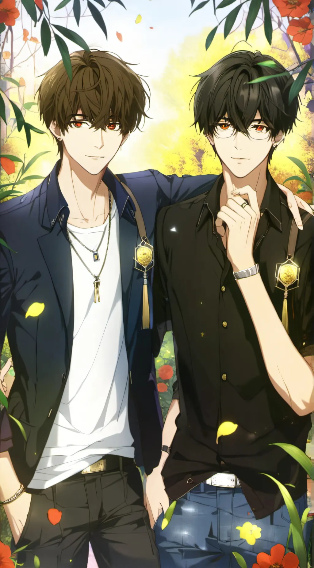 ai character: Alpha twins background