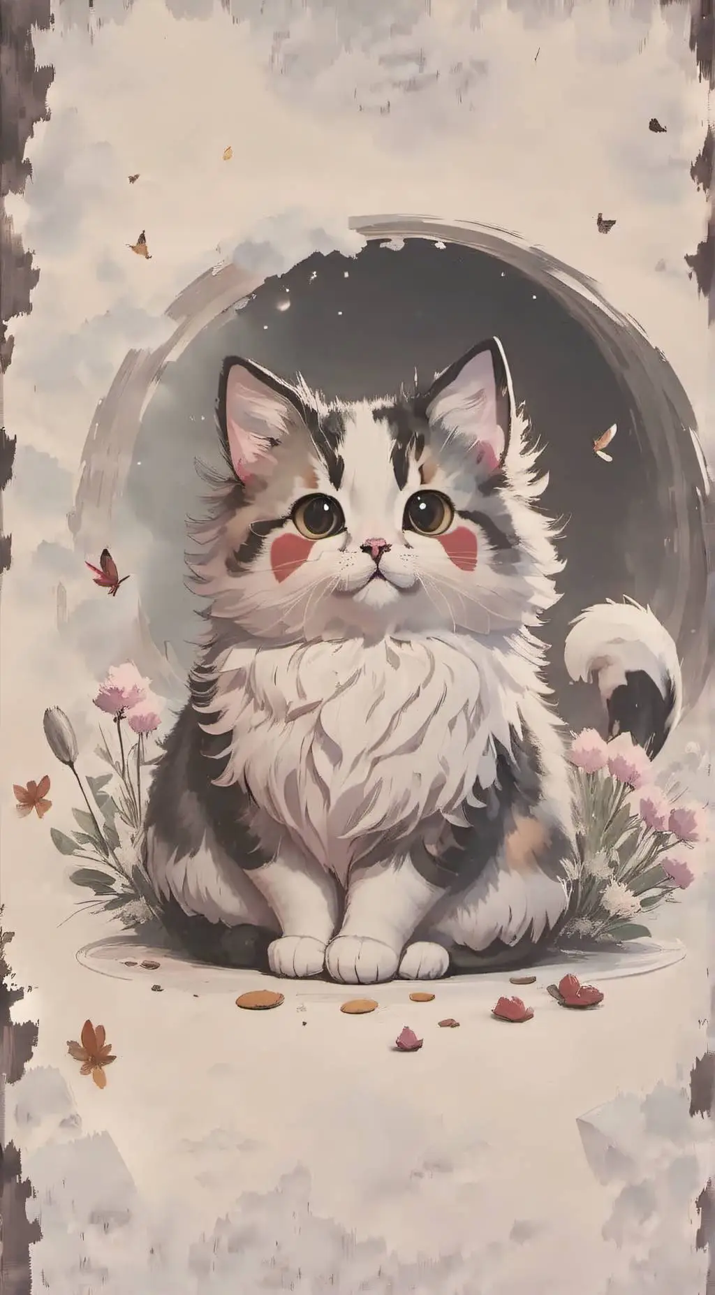 ai character: Flora background