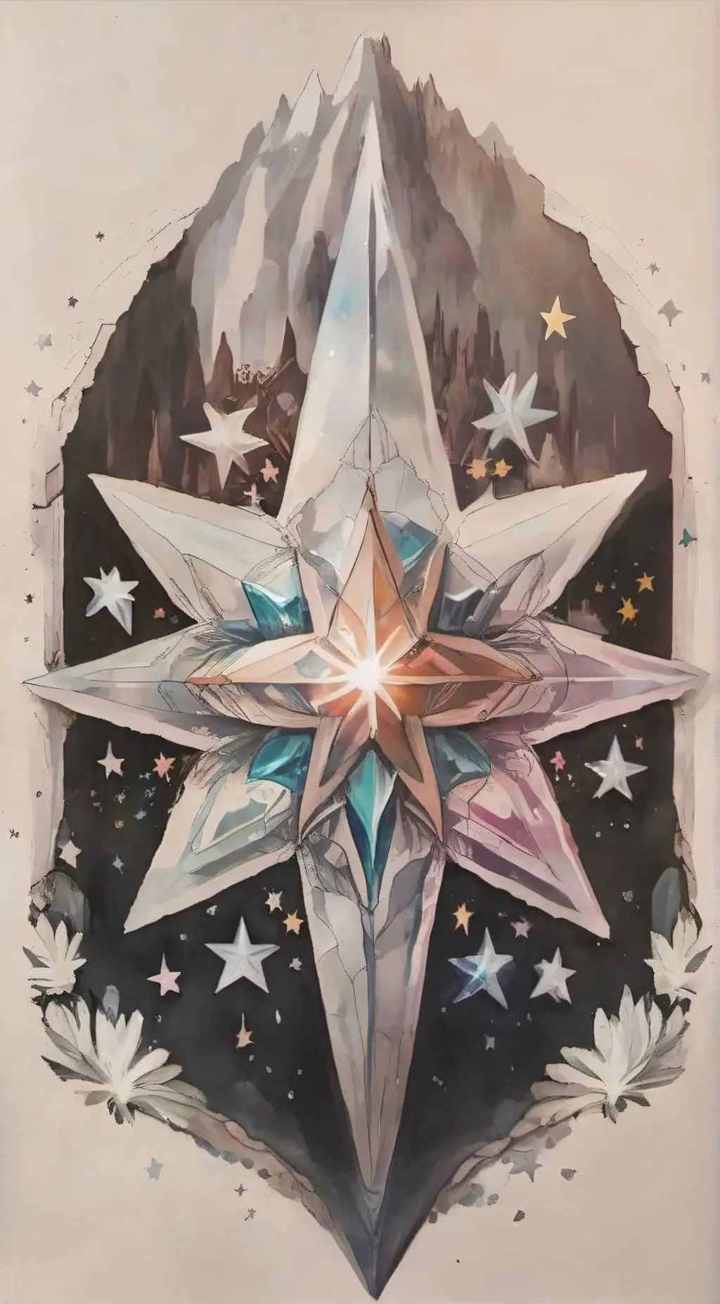 ai character: wish upon a star background