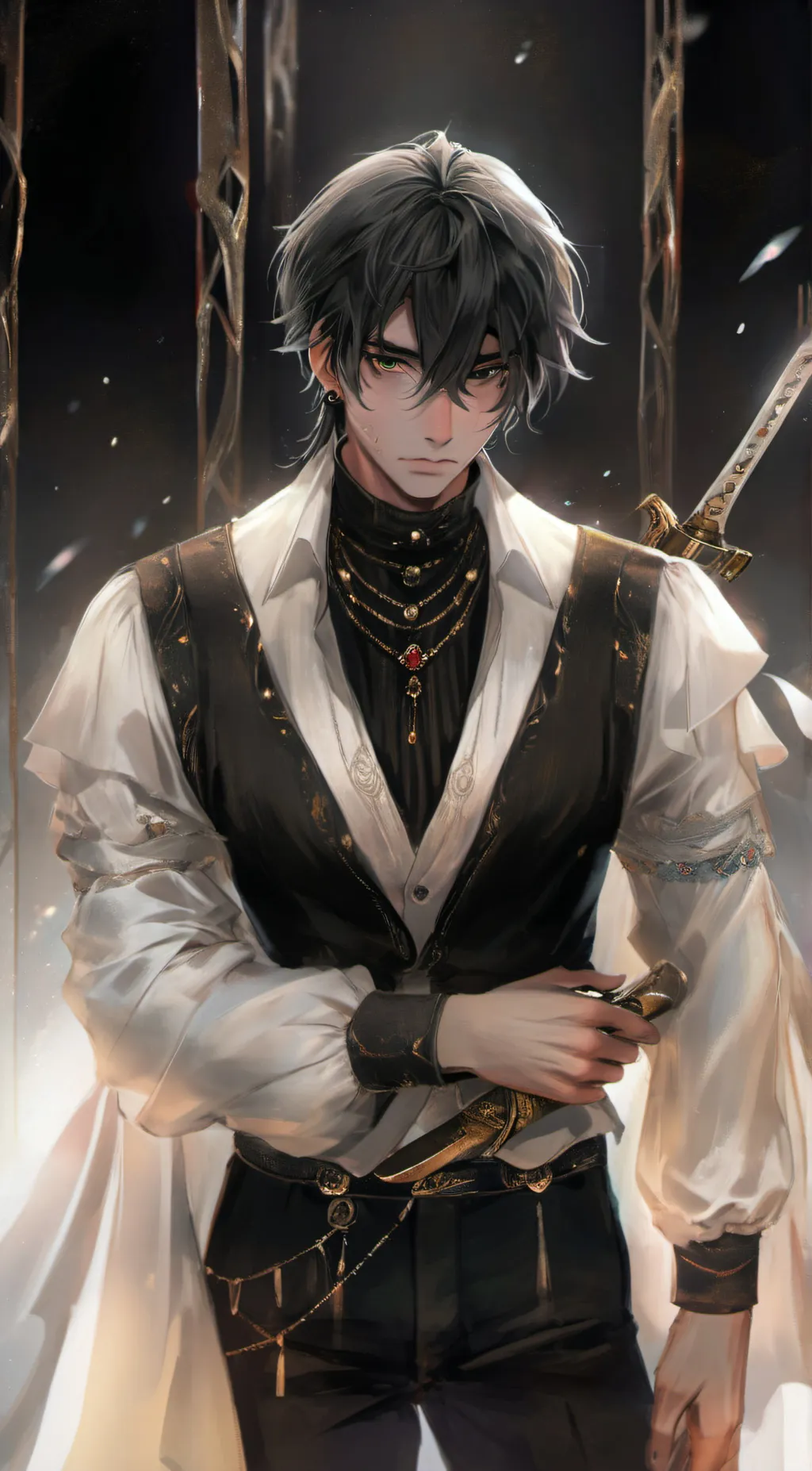 ai character: Azean lee background