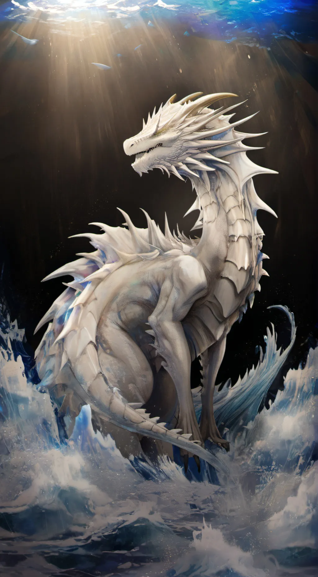 ai character: Prince winter background