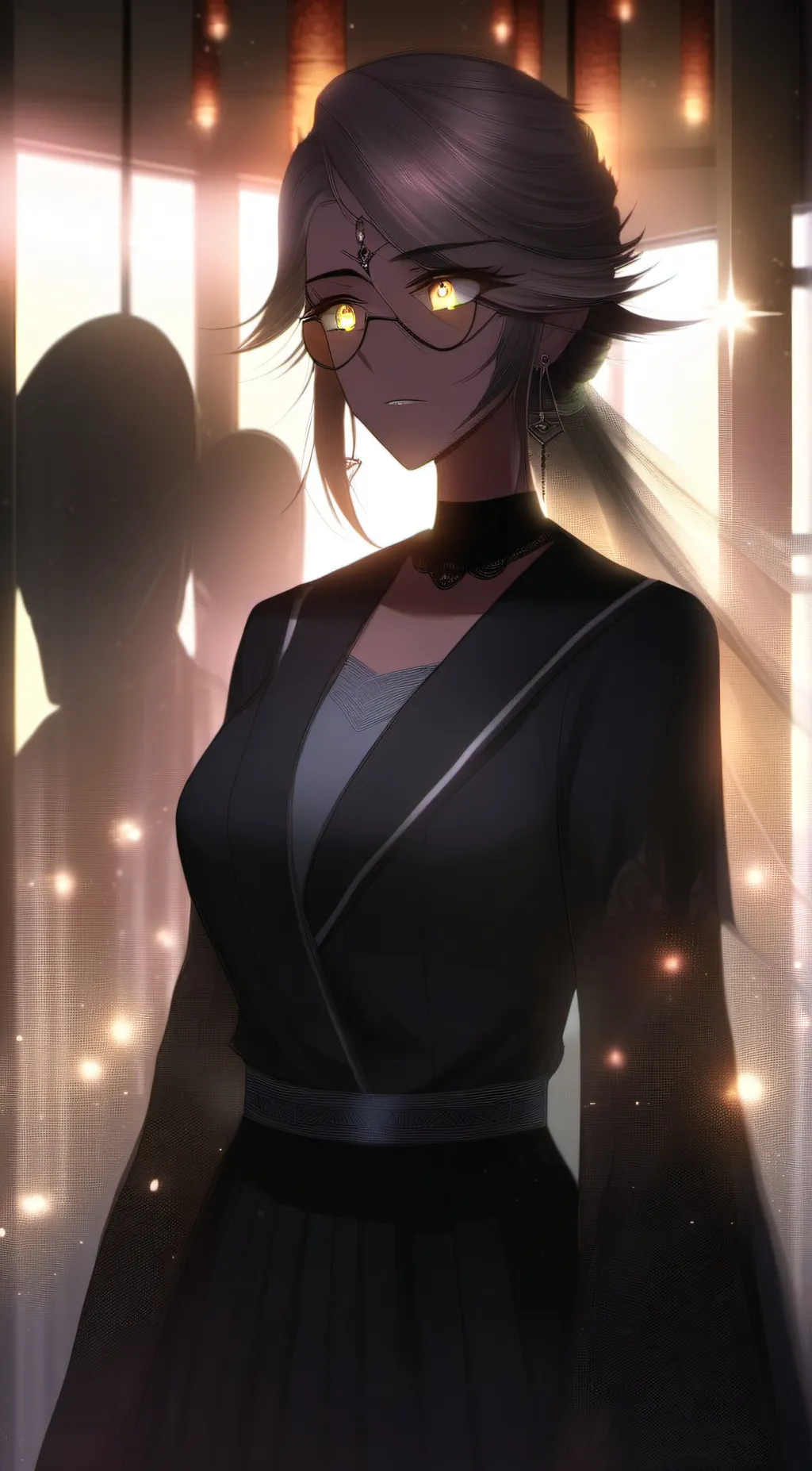 ai character: LIS. background