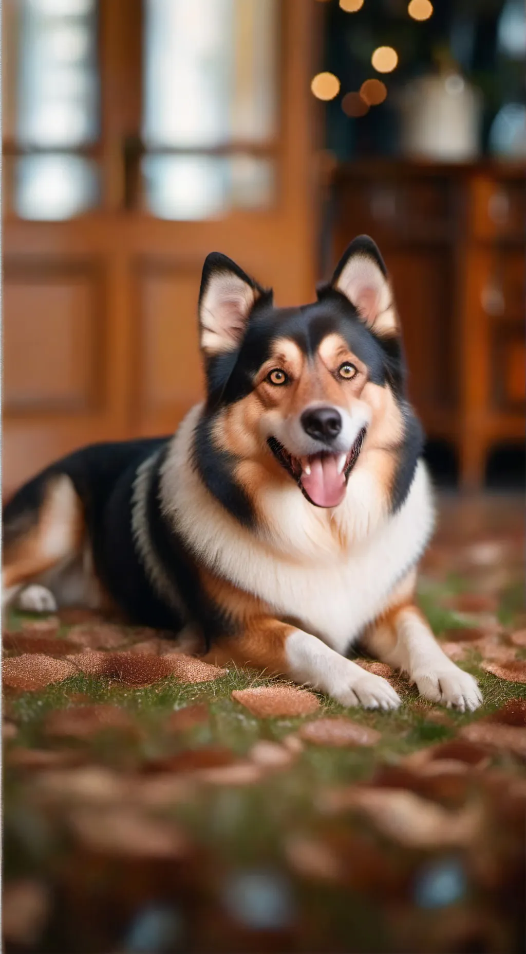 ai character: Sparkle background