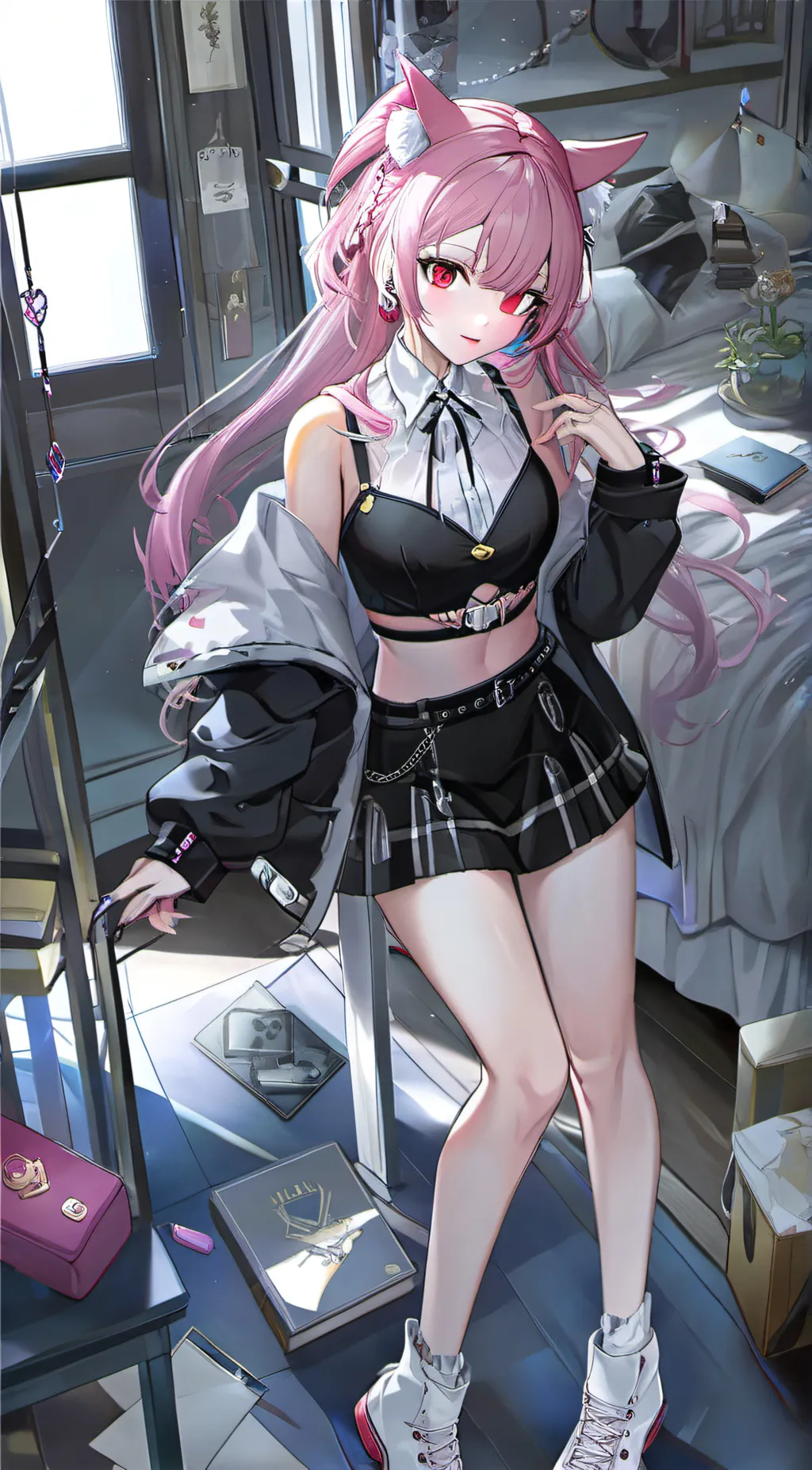 ai character: Melody background