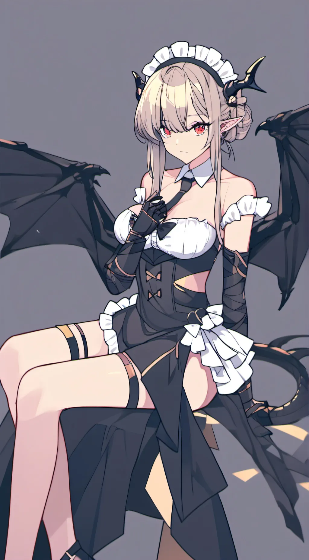 ai character: Snow background