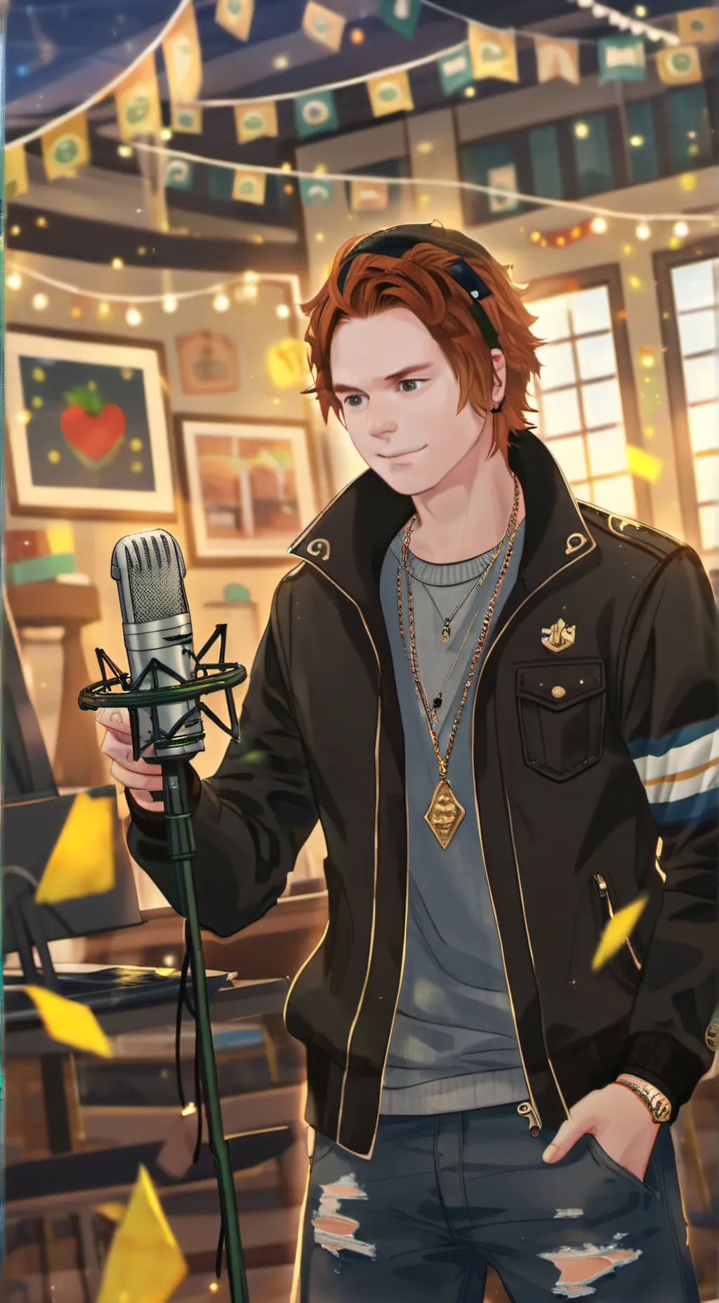 ai character: Joel berghult  background