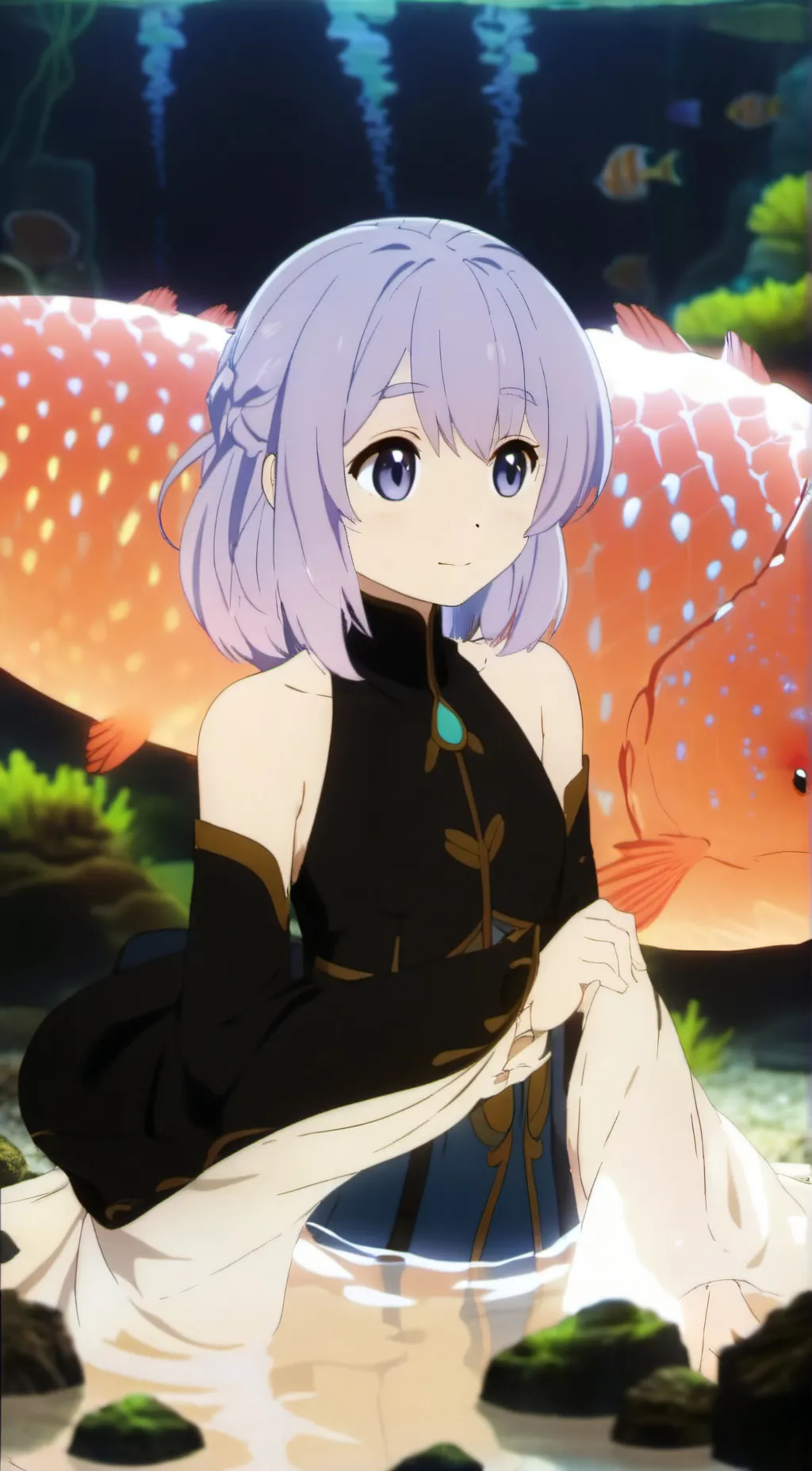 ai character: Haliey background