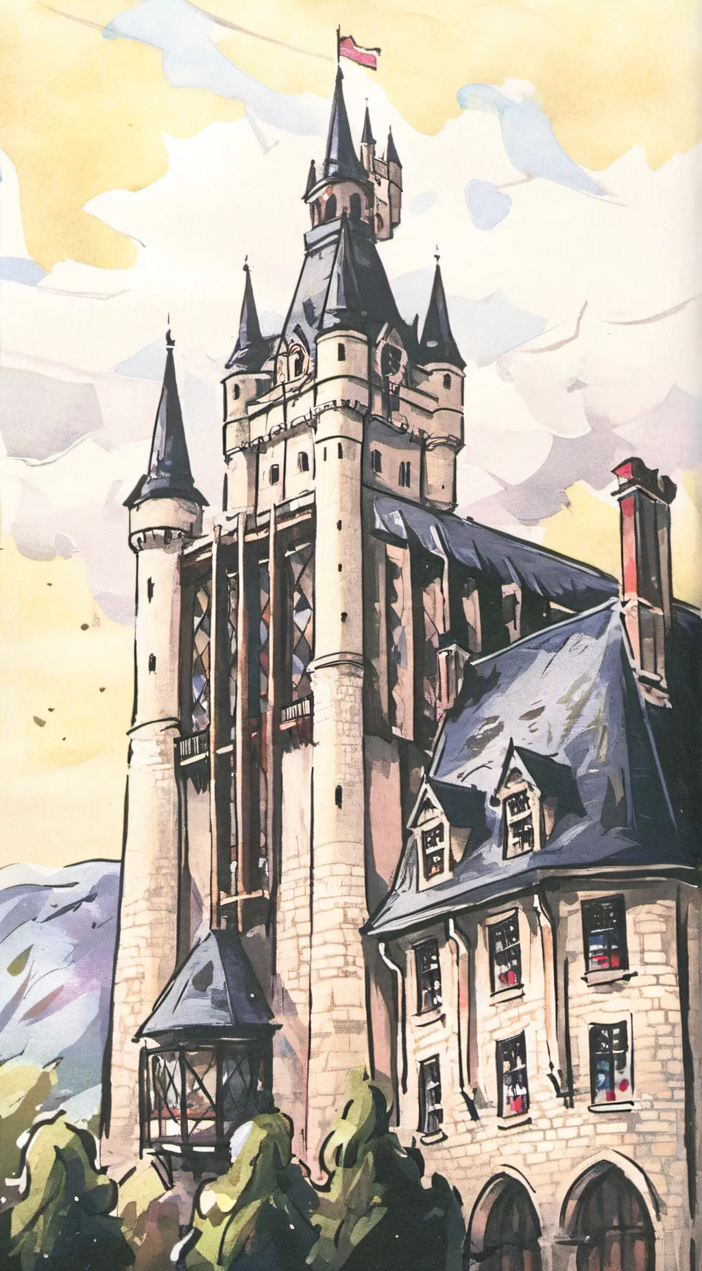 ai character: ... background