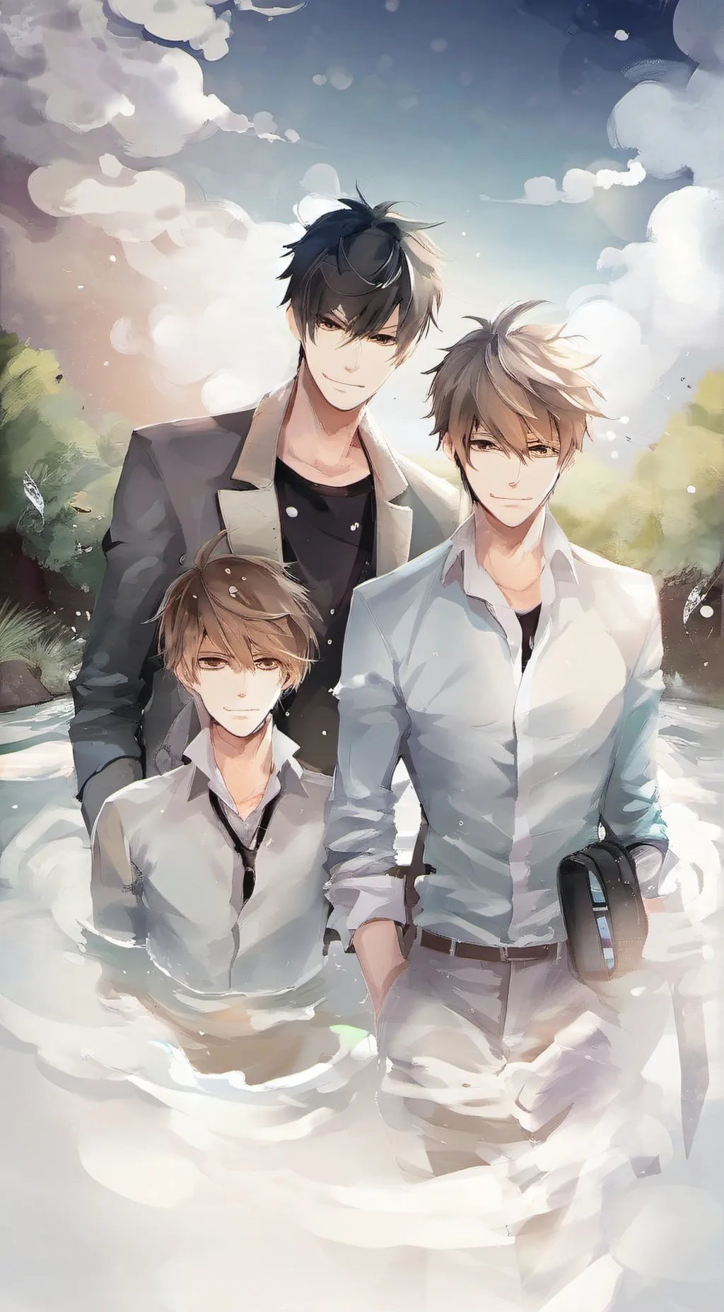 ai character: luke,mike,aaron background