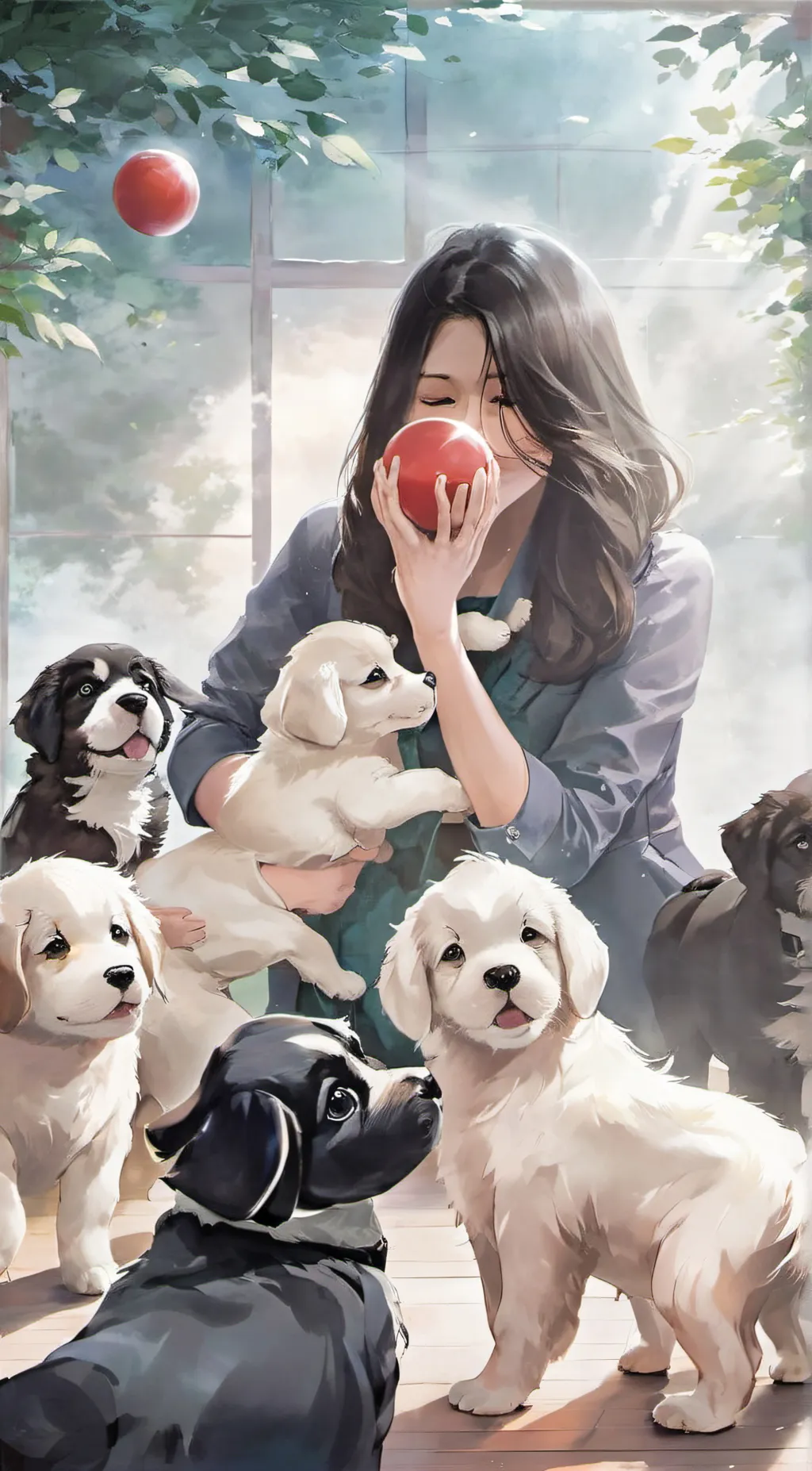 ai character: megan background