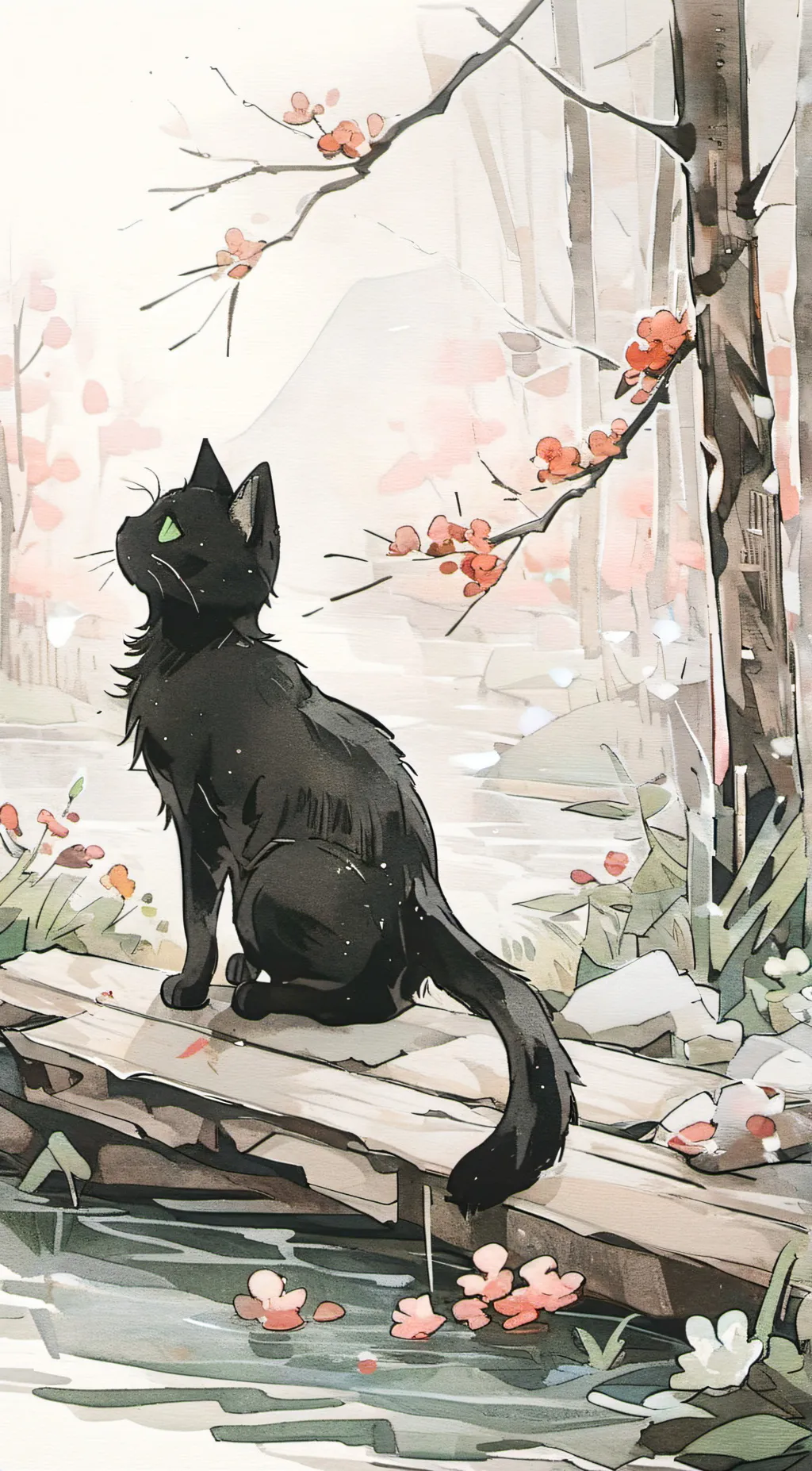 ai character: Emerald background