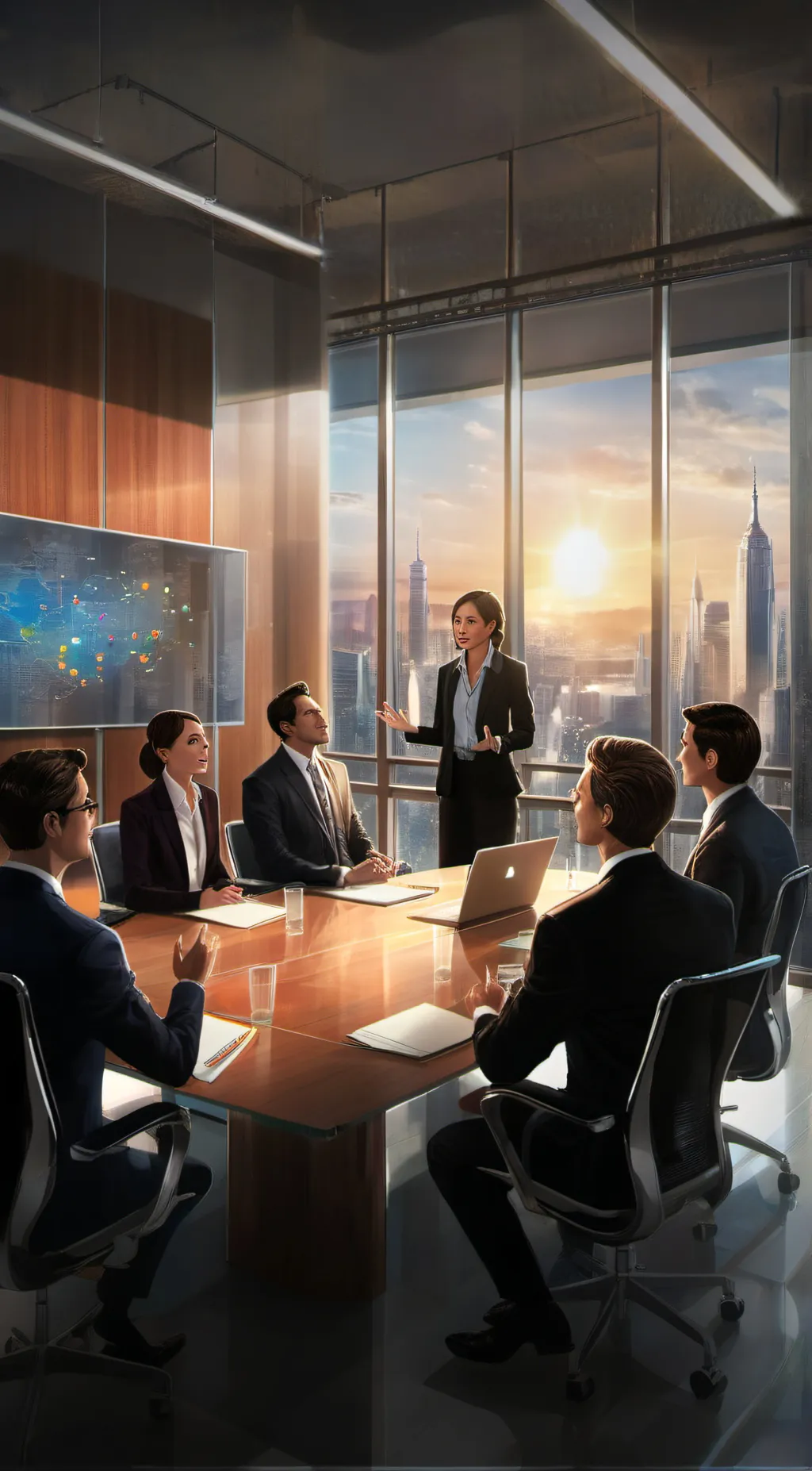 ai character: AI background