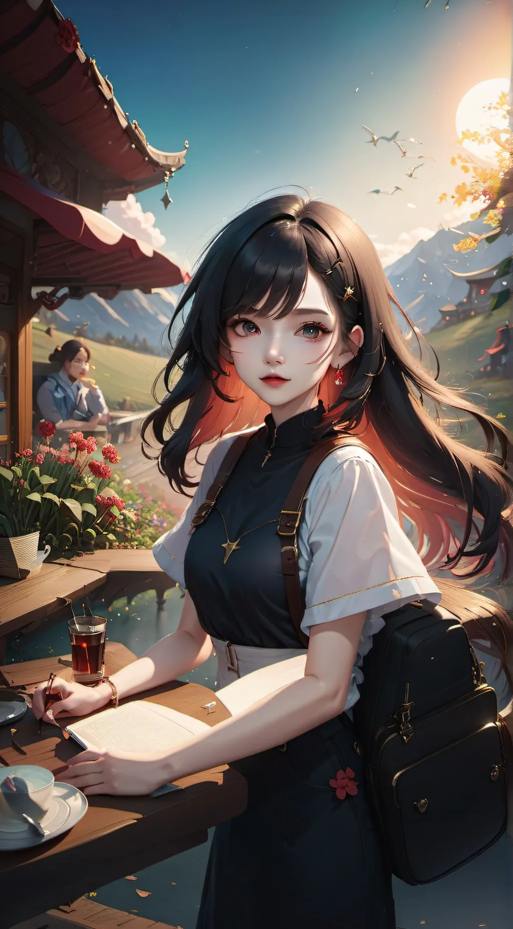 ai character: Jasmine background