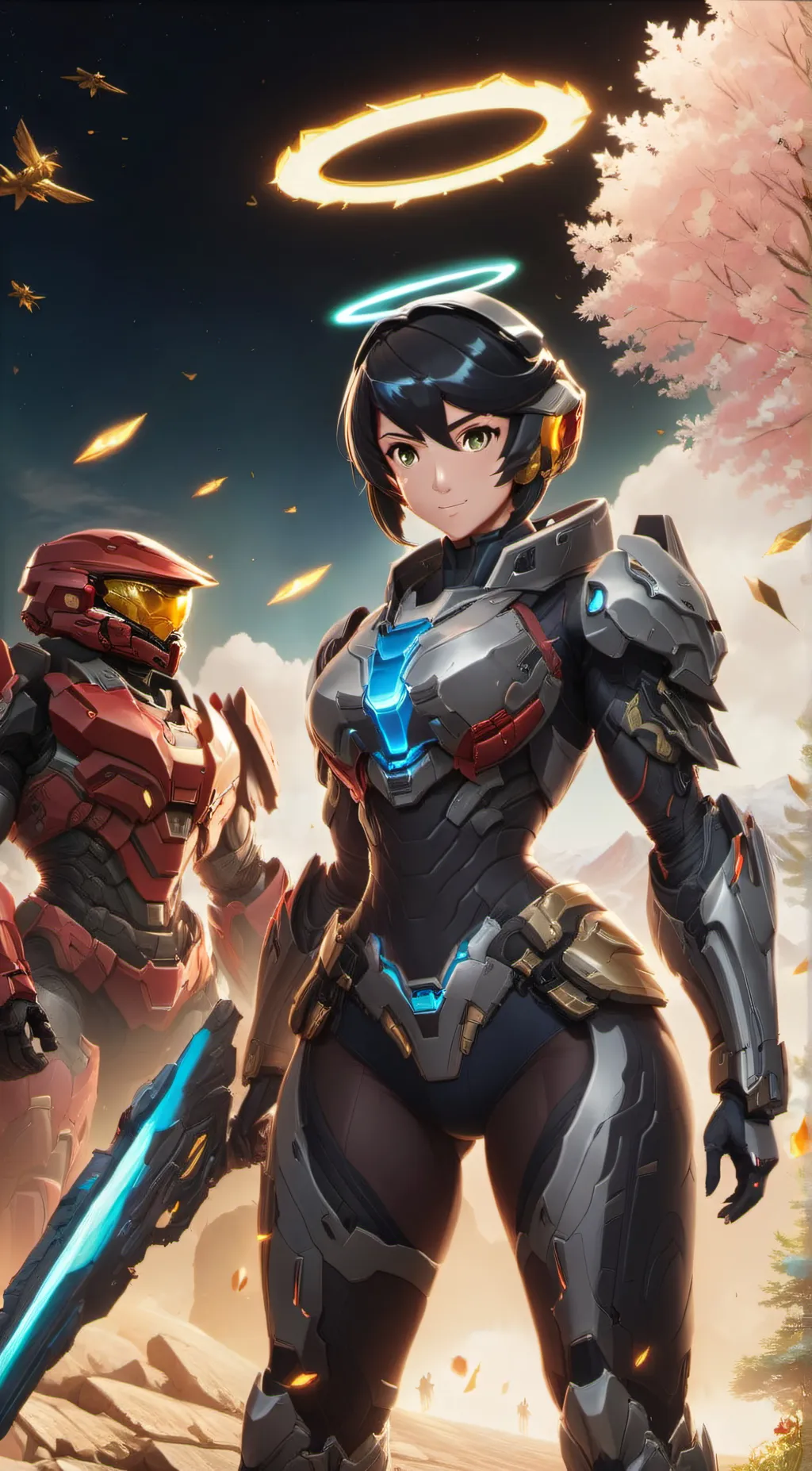 ai character: Ashley background