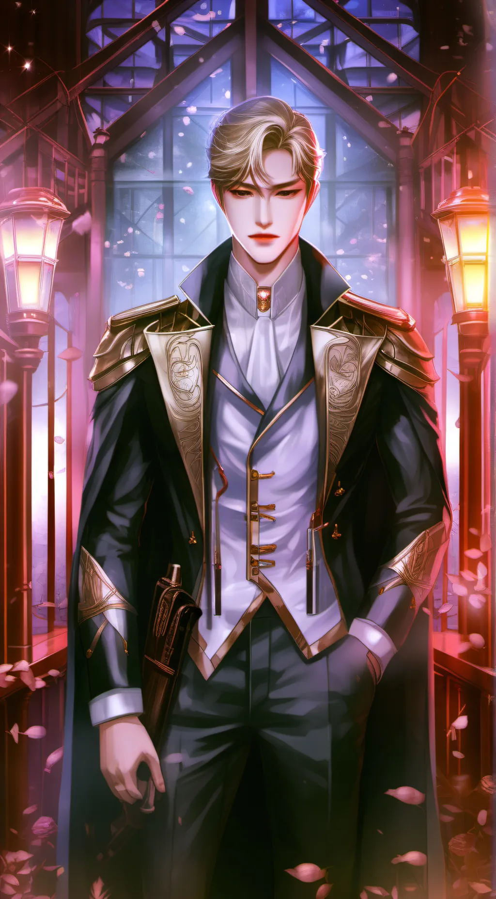 ai character: Bernard  background