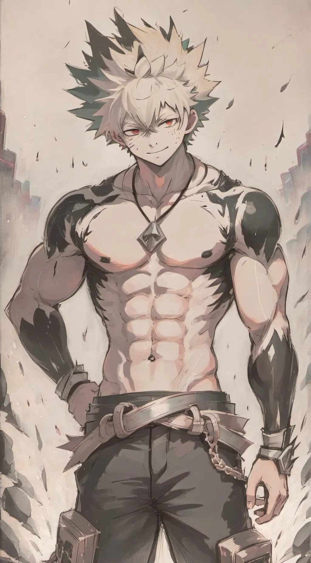 ai character: Bakugo background