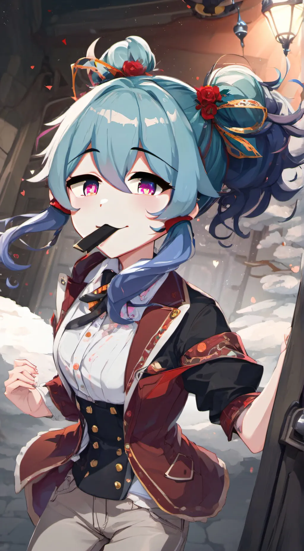 ai character: lunar background