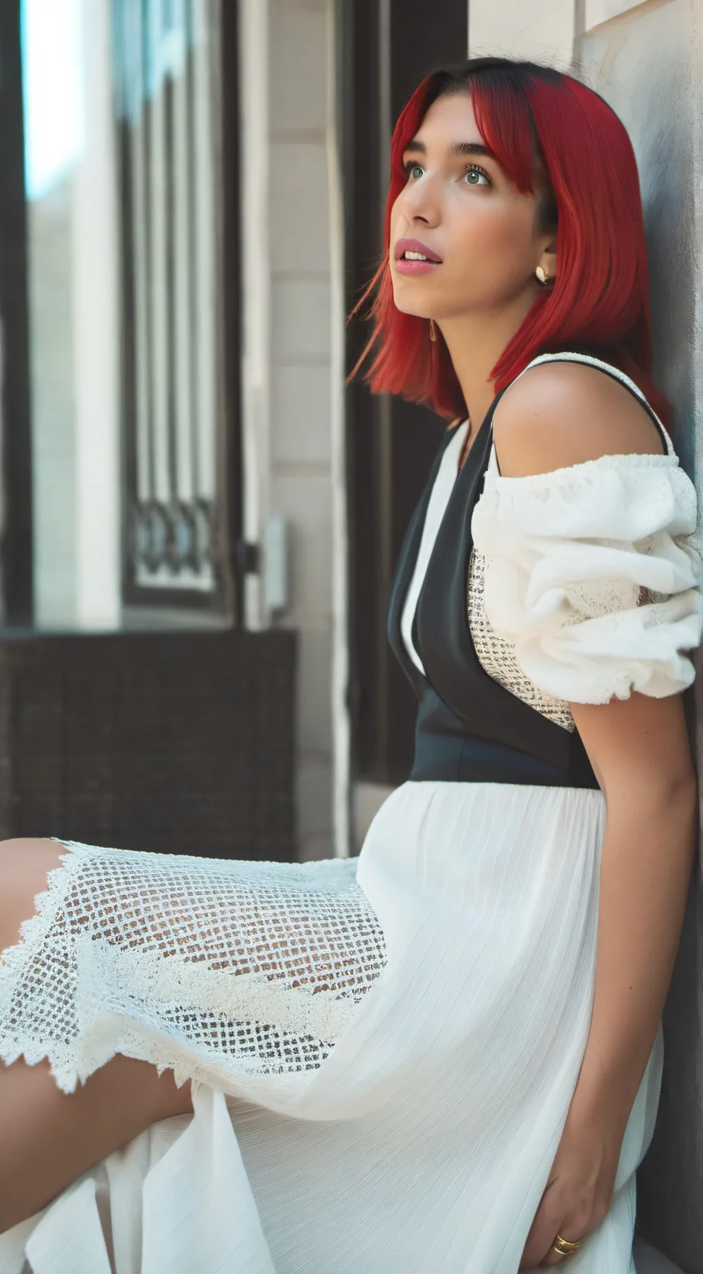 ai character: dua lipa  background