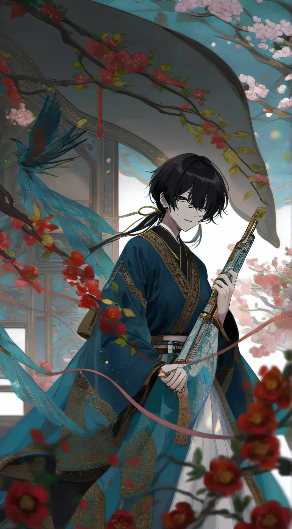 ai character: ♪David♪ background