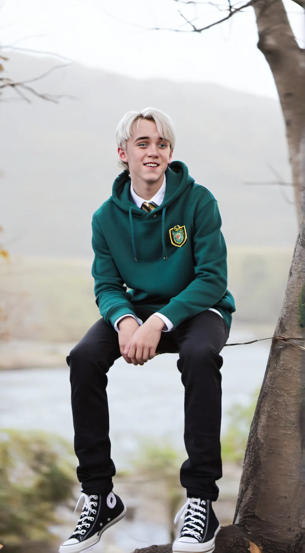 ai character: Draco Malfoy  background