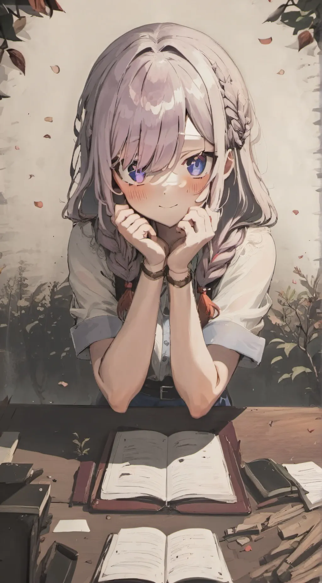 ai character: «(emi)» background