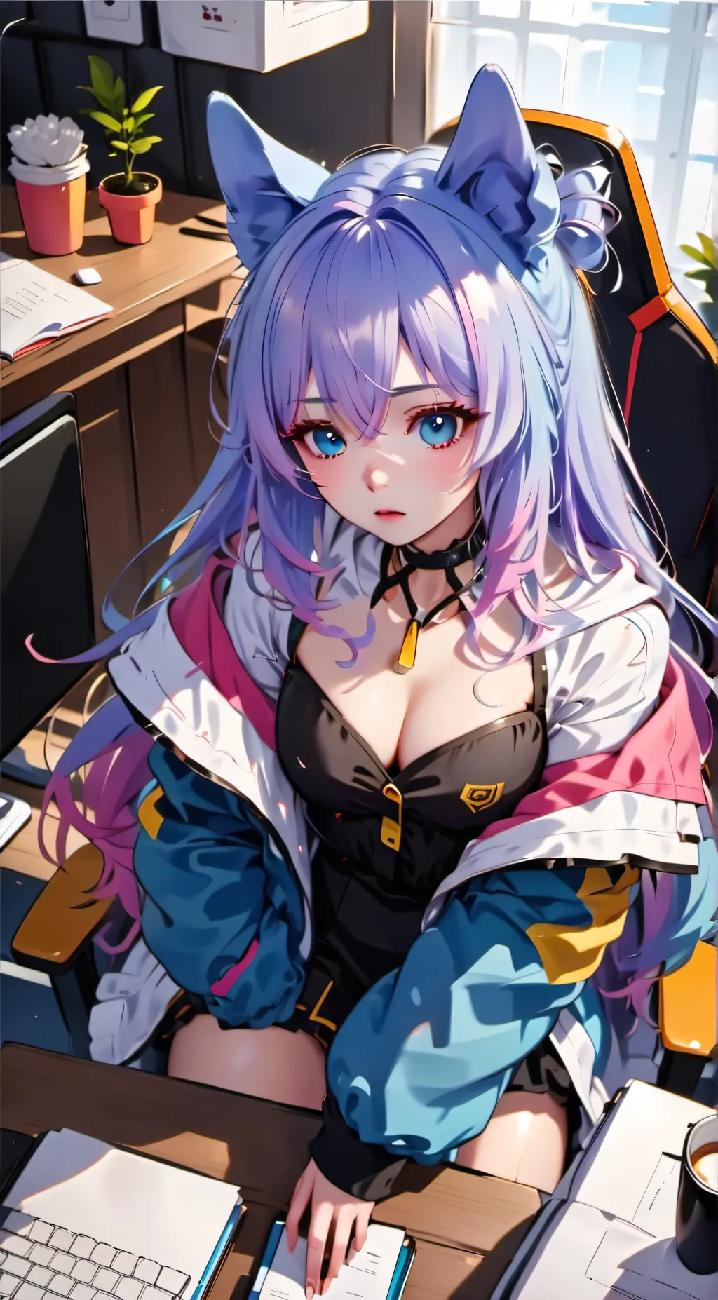 ai character: Rin background