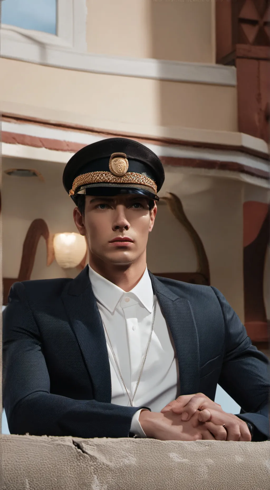 ai character: police officer background