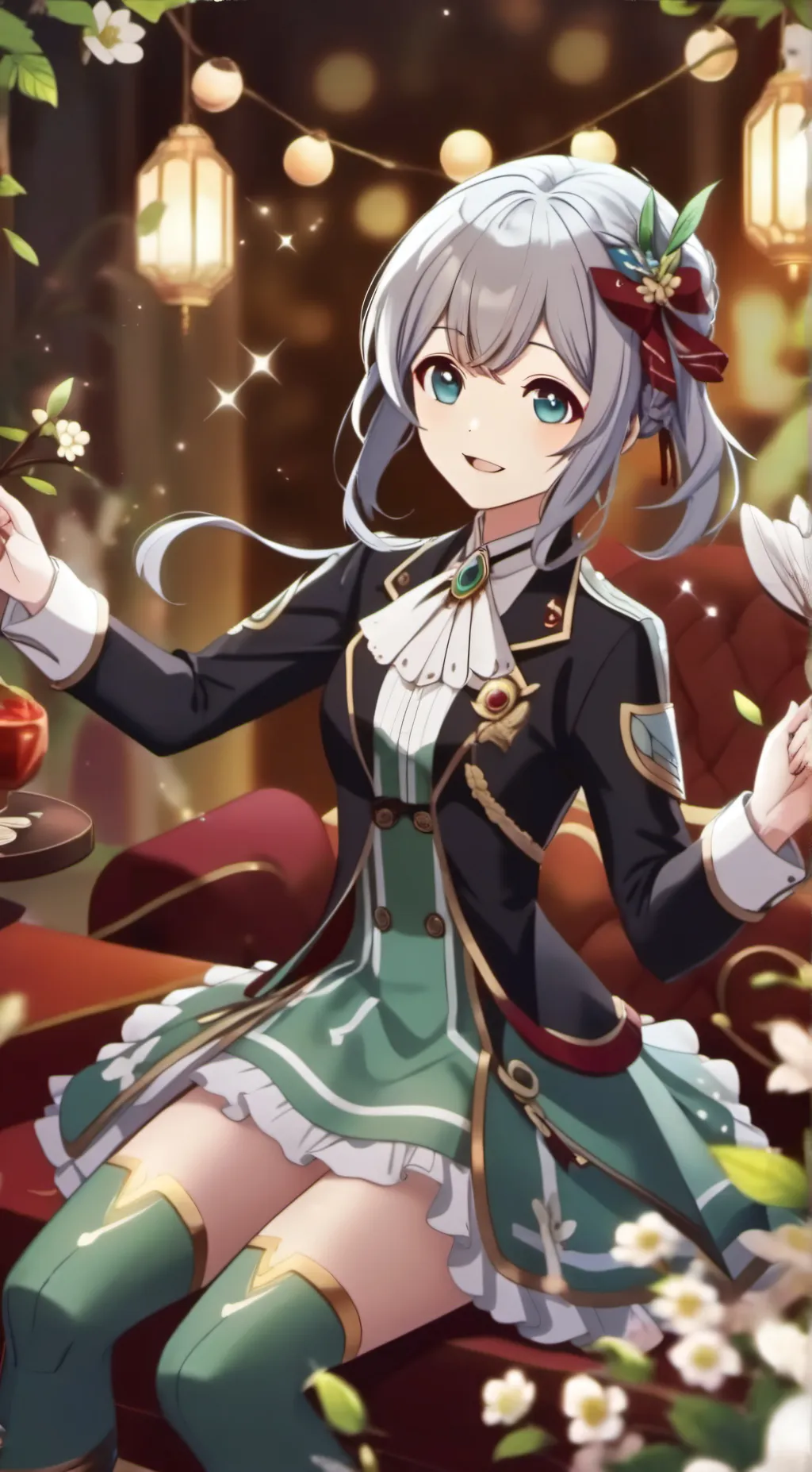 ai character: Crystal background