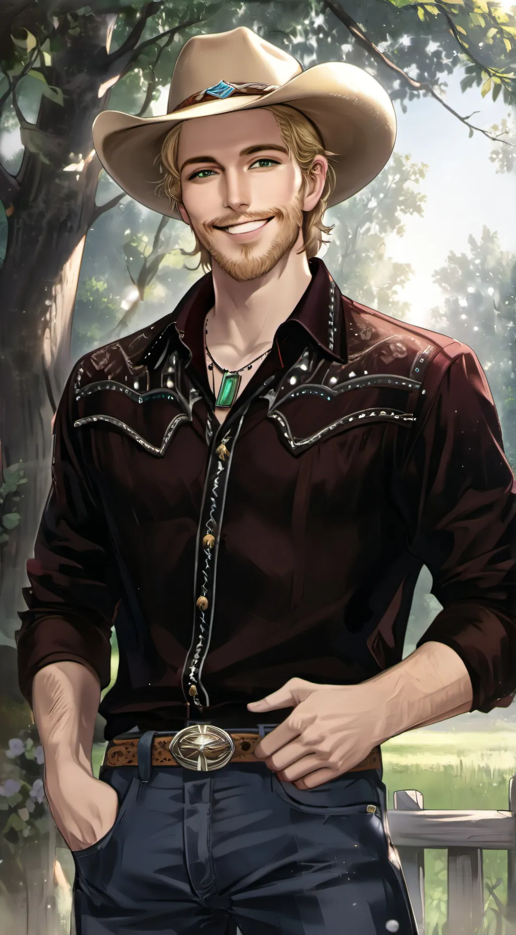 ai character: Ethan  background