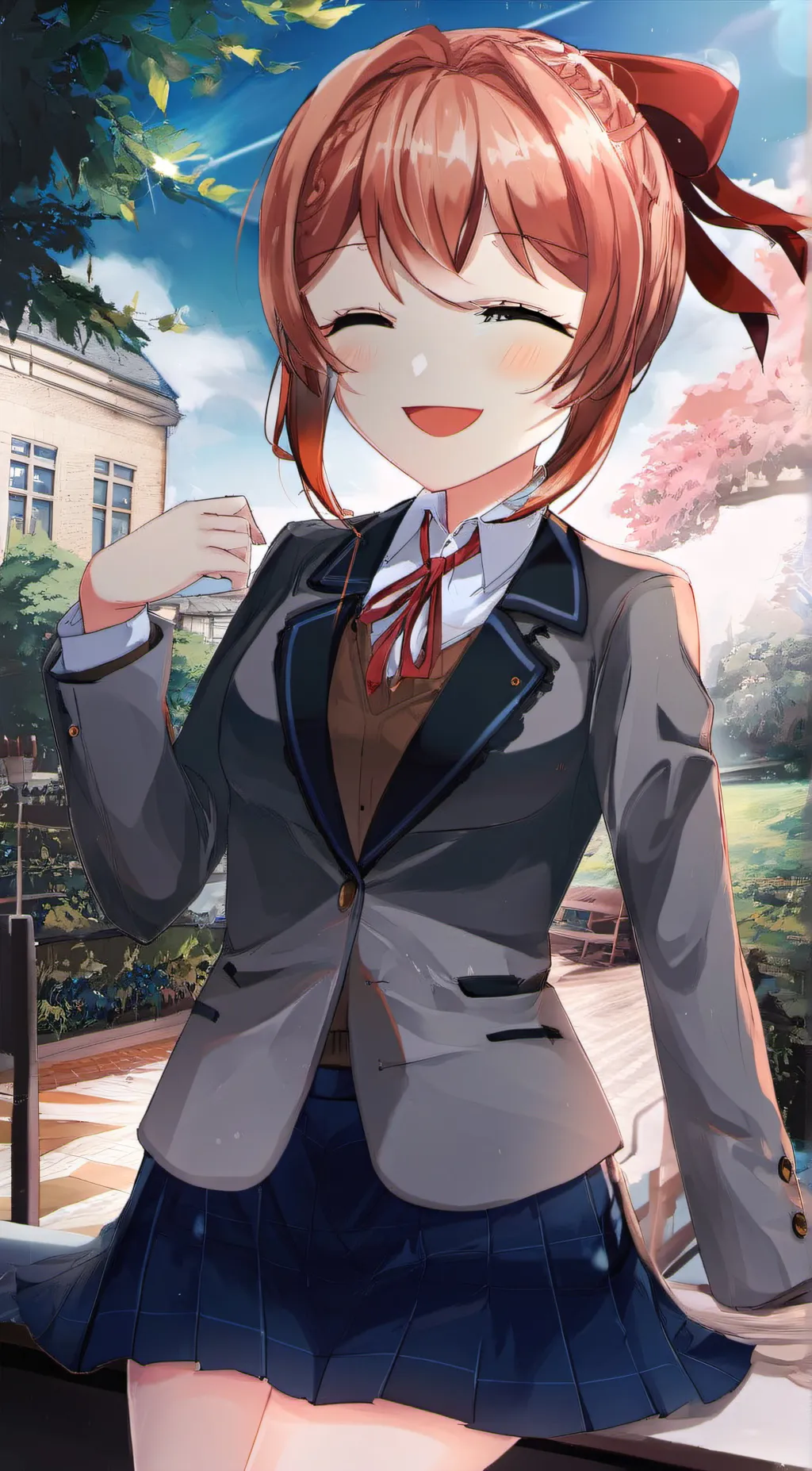 ai character: Sayori background