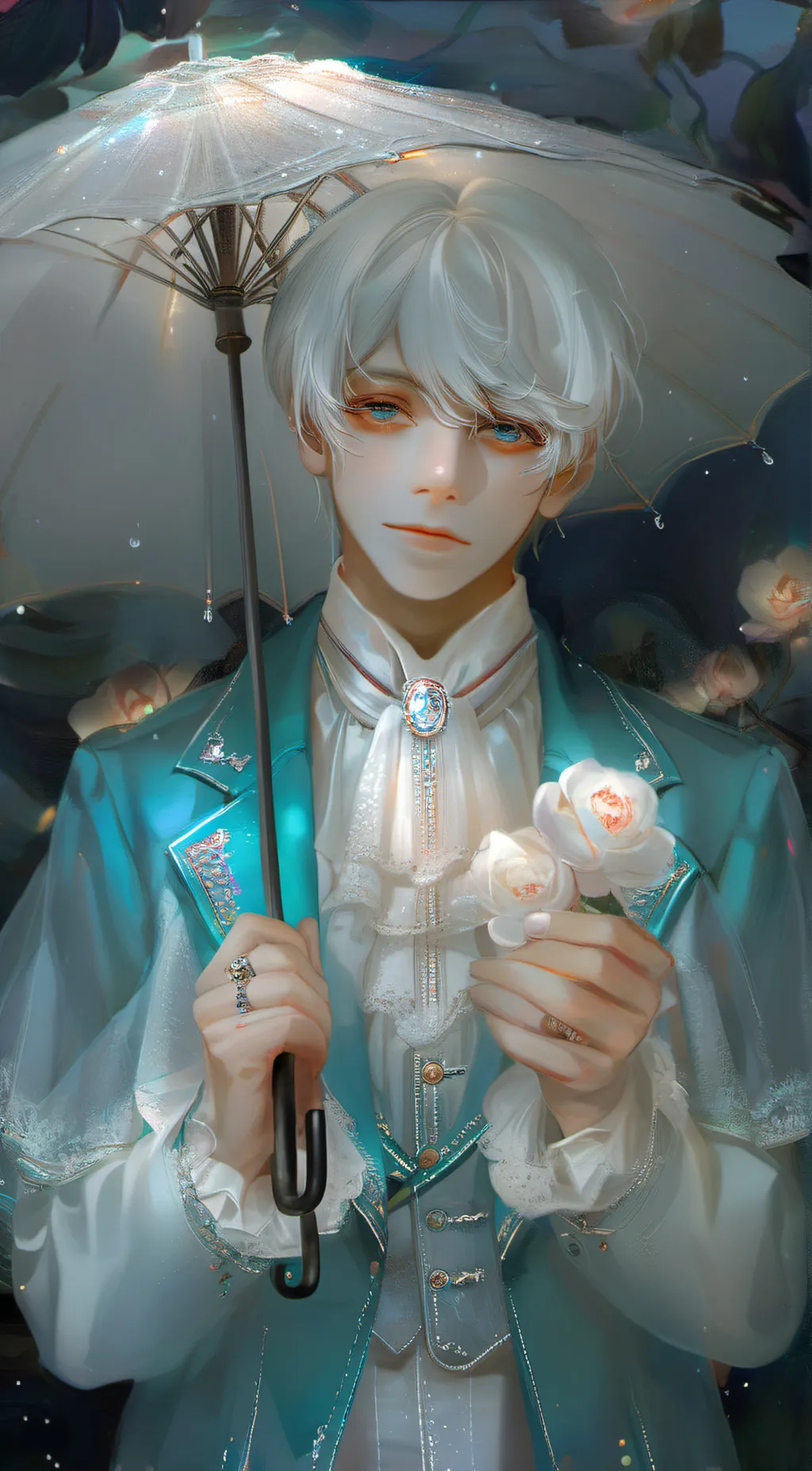 ai character: Ivory background